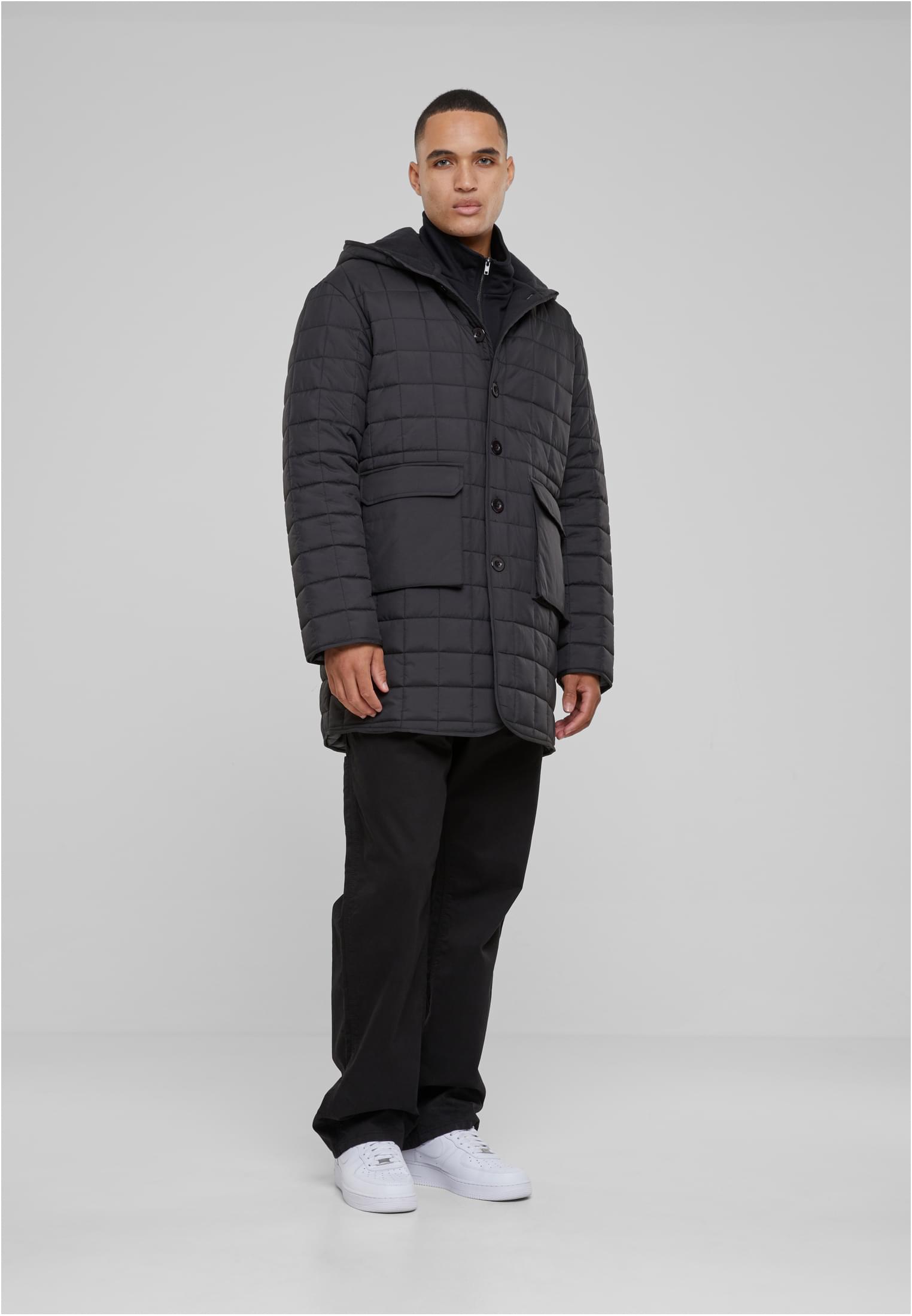 Polar Fleece Lined Parka | black