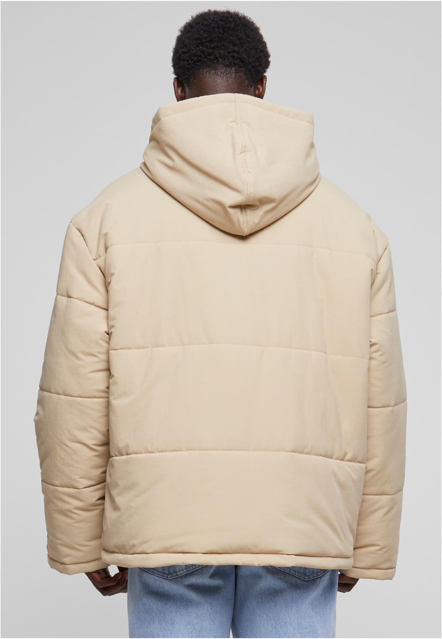 Hooded Block Puffer Jacket | wetsand