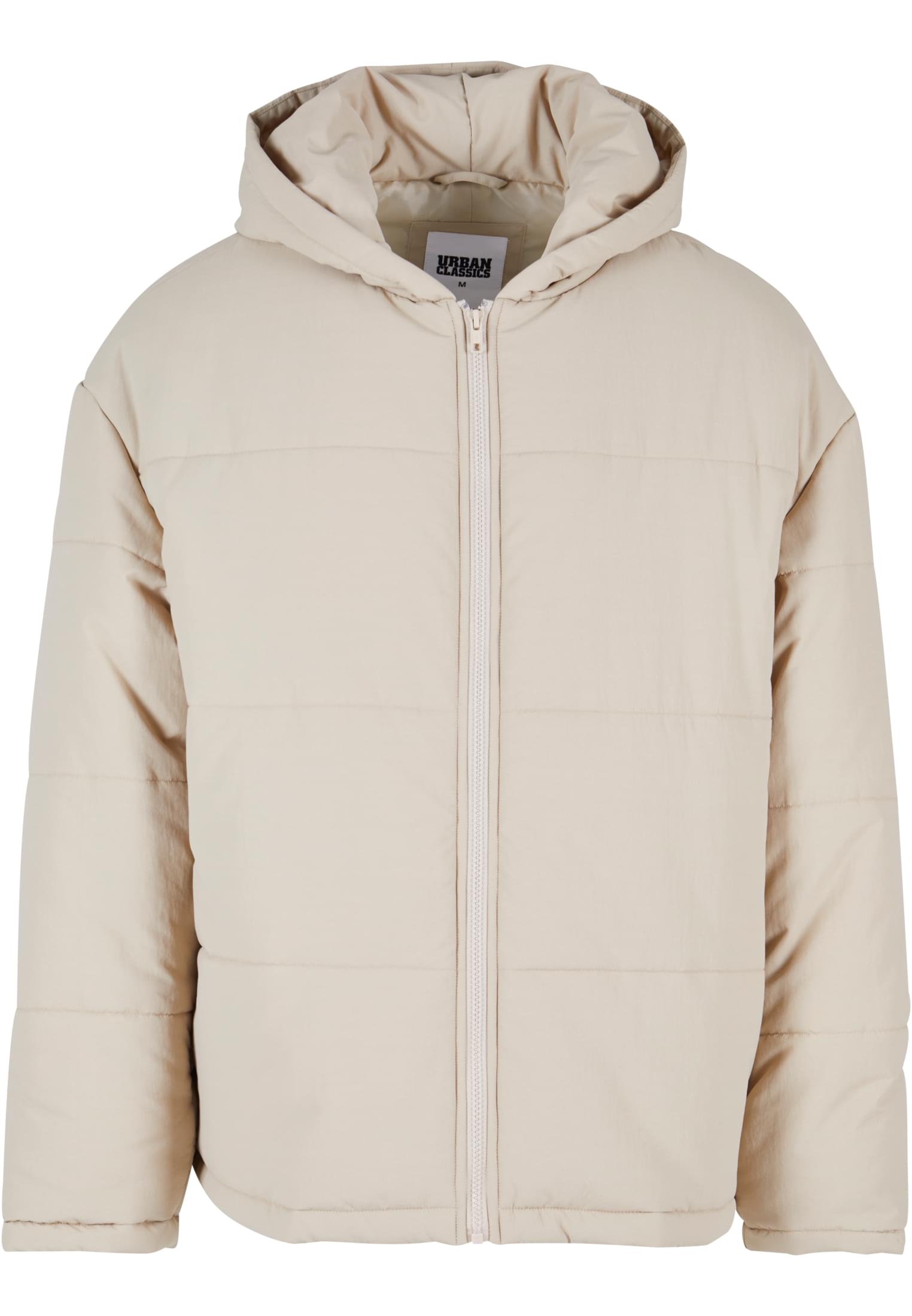 Hooded Block Puffer Jacket | wetsand