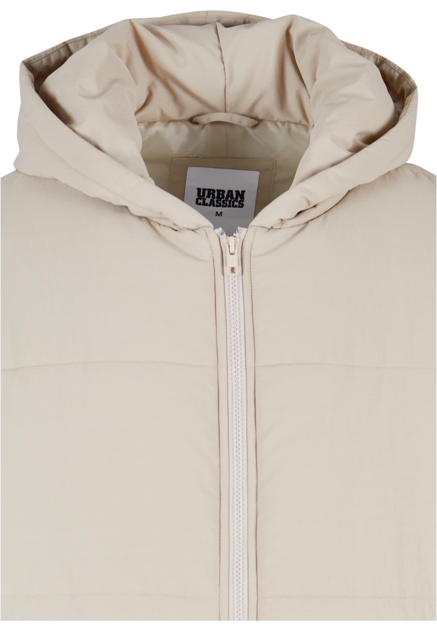 Hooded Block Puffer Jacket | wetsand