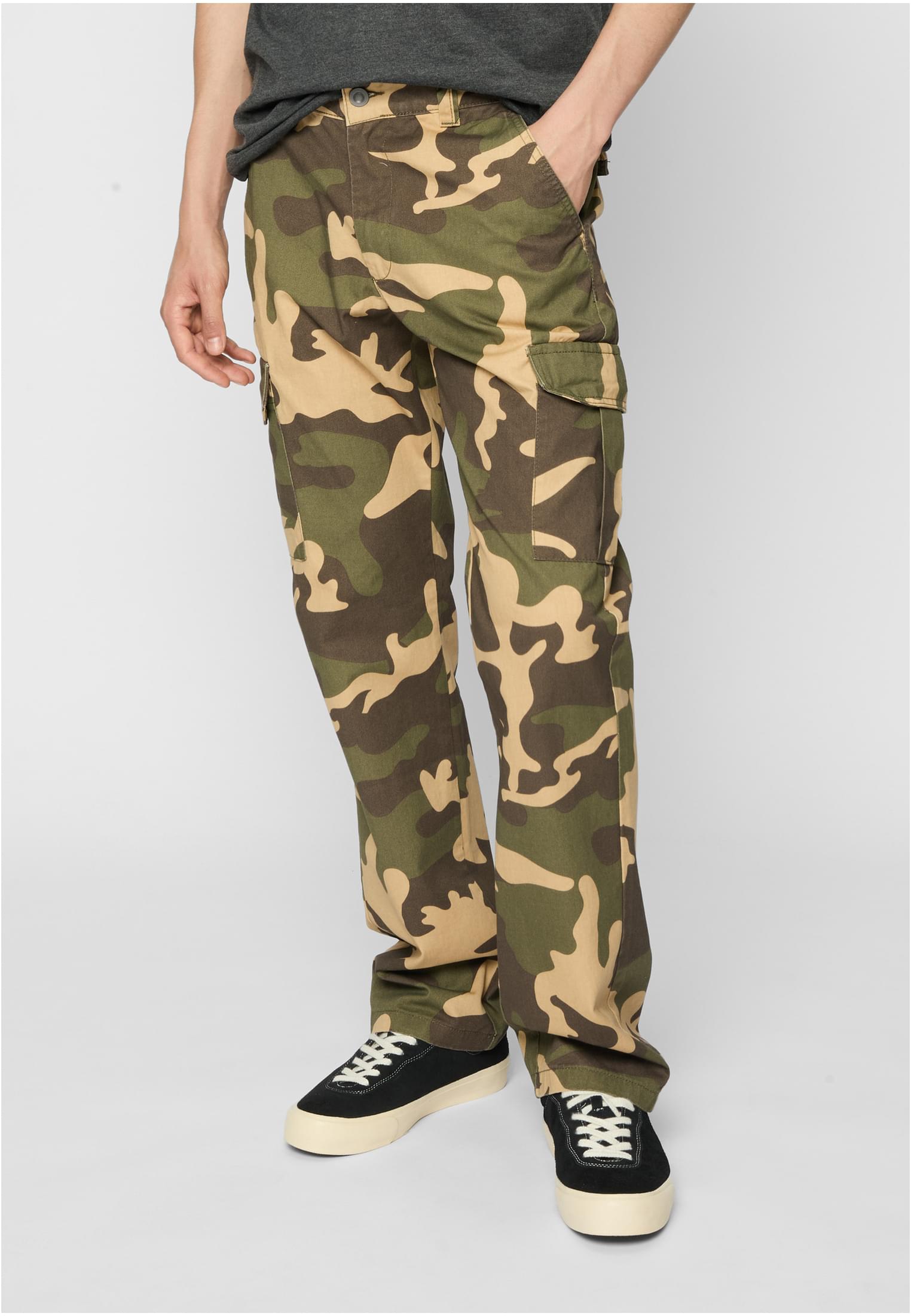 Straight Leg Camo Cargo Pants | simplewoodcamo