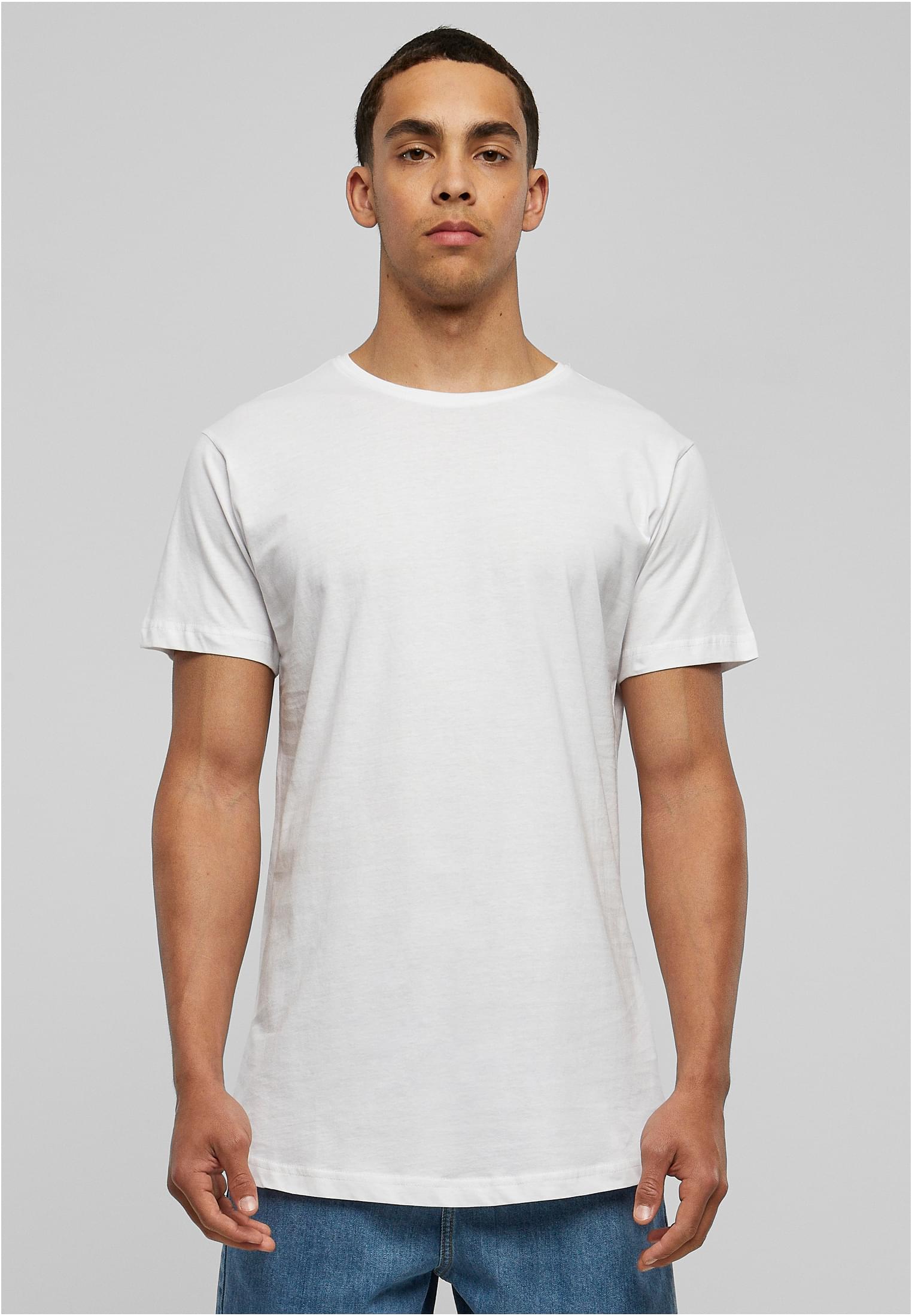 Shaped Long Tee 3-Pack | white+white+white