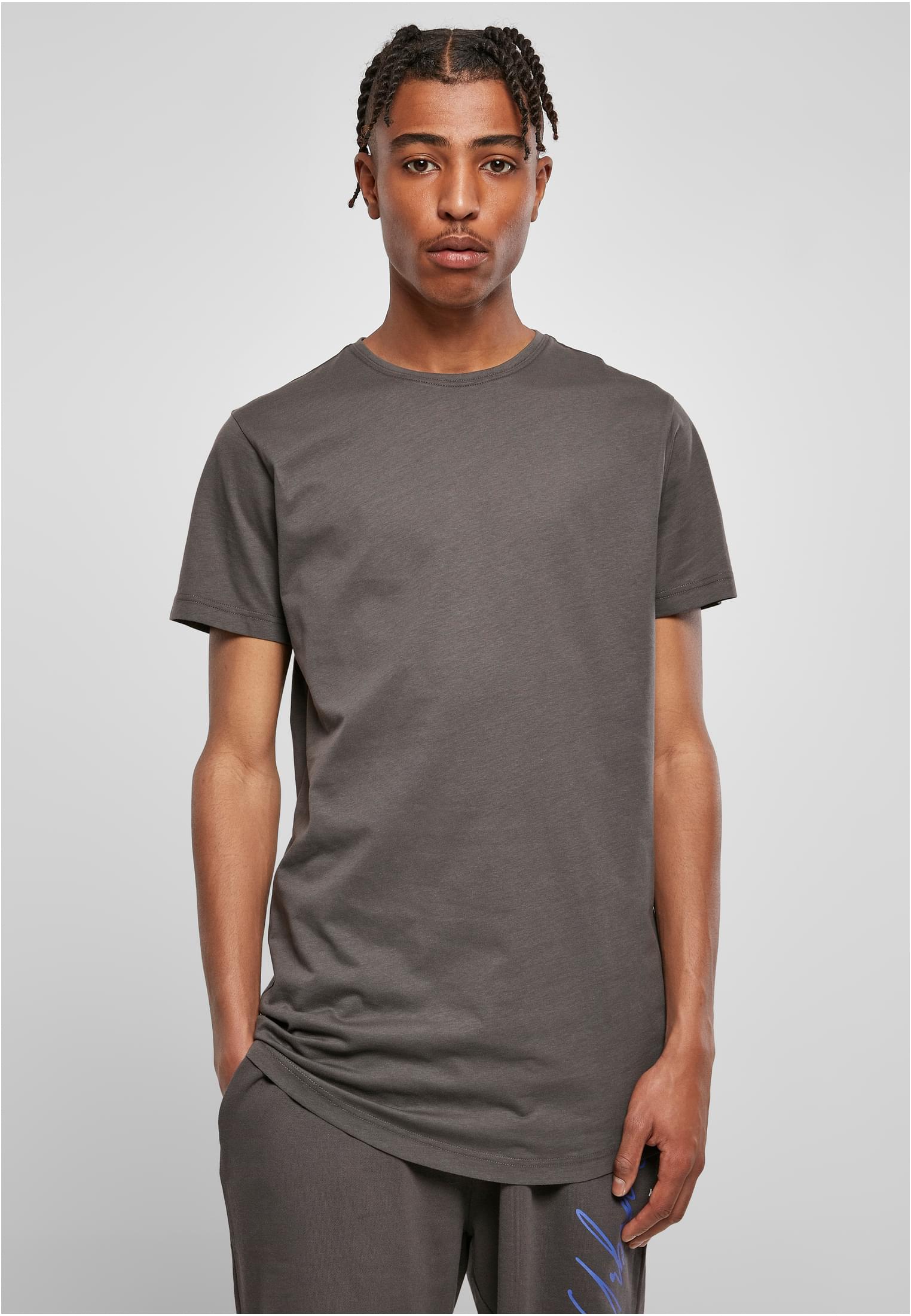 Shaped Long Tee 3-Pack | lightgrey+darkshadow+asphalt