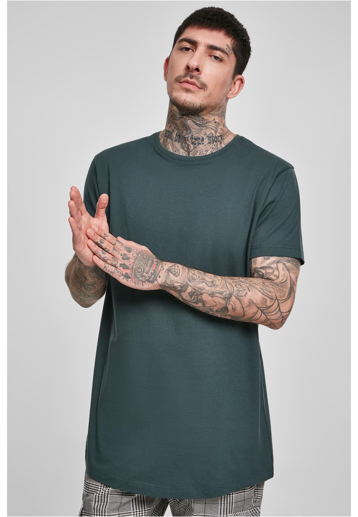 Shaped Long Tee 3-Pack | port+nut+bottlegreen