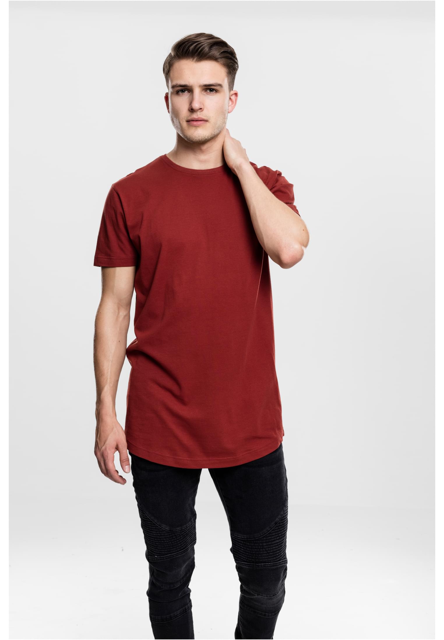 Shaped Long Tee 3-Pack | rusty+olive+charcoal