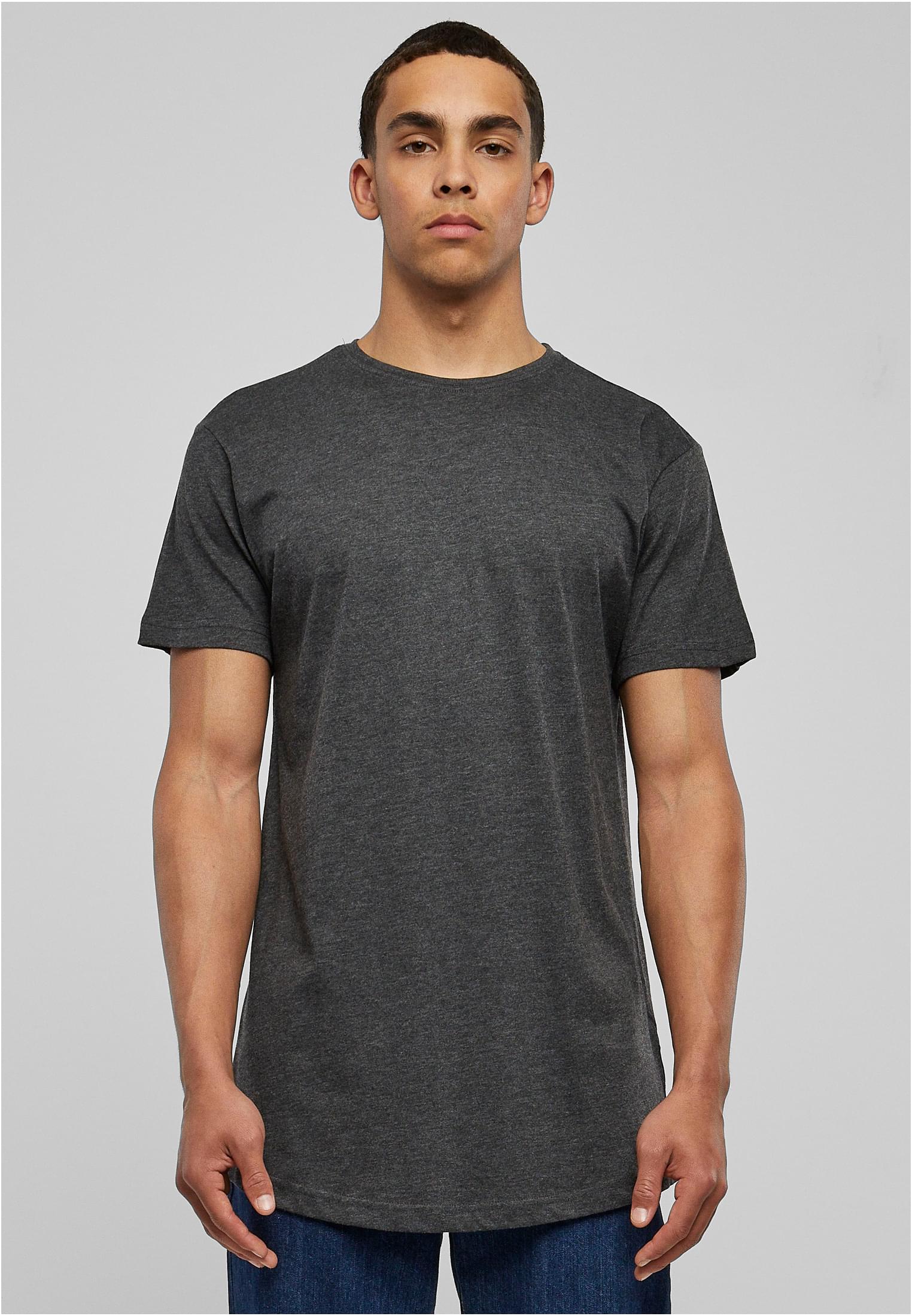 Shaped Long Tee Dunkel