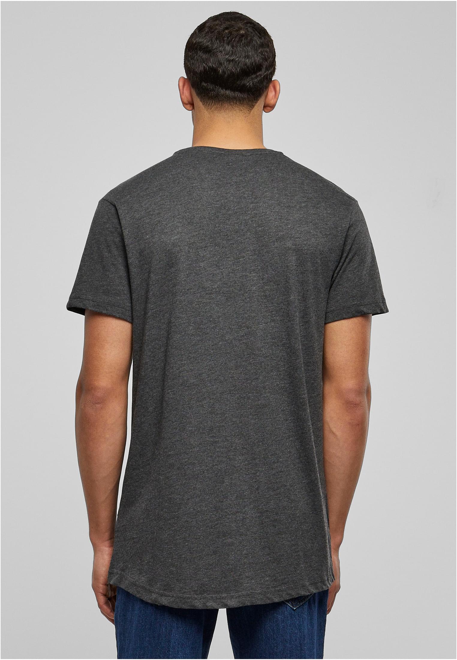 Shaped Long Tee Dunkel