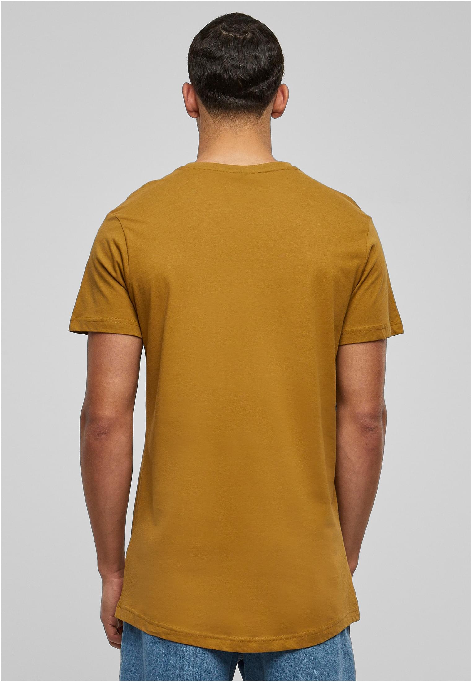 Shaped Long Tee Dunkel