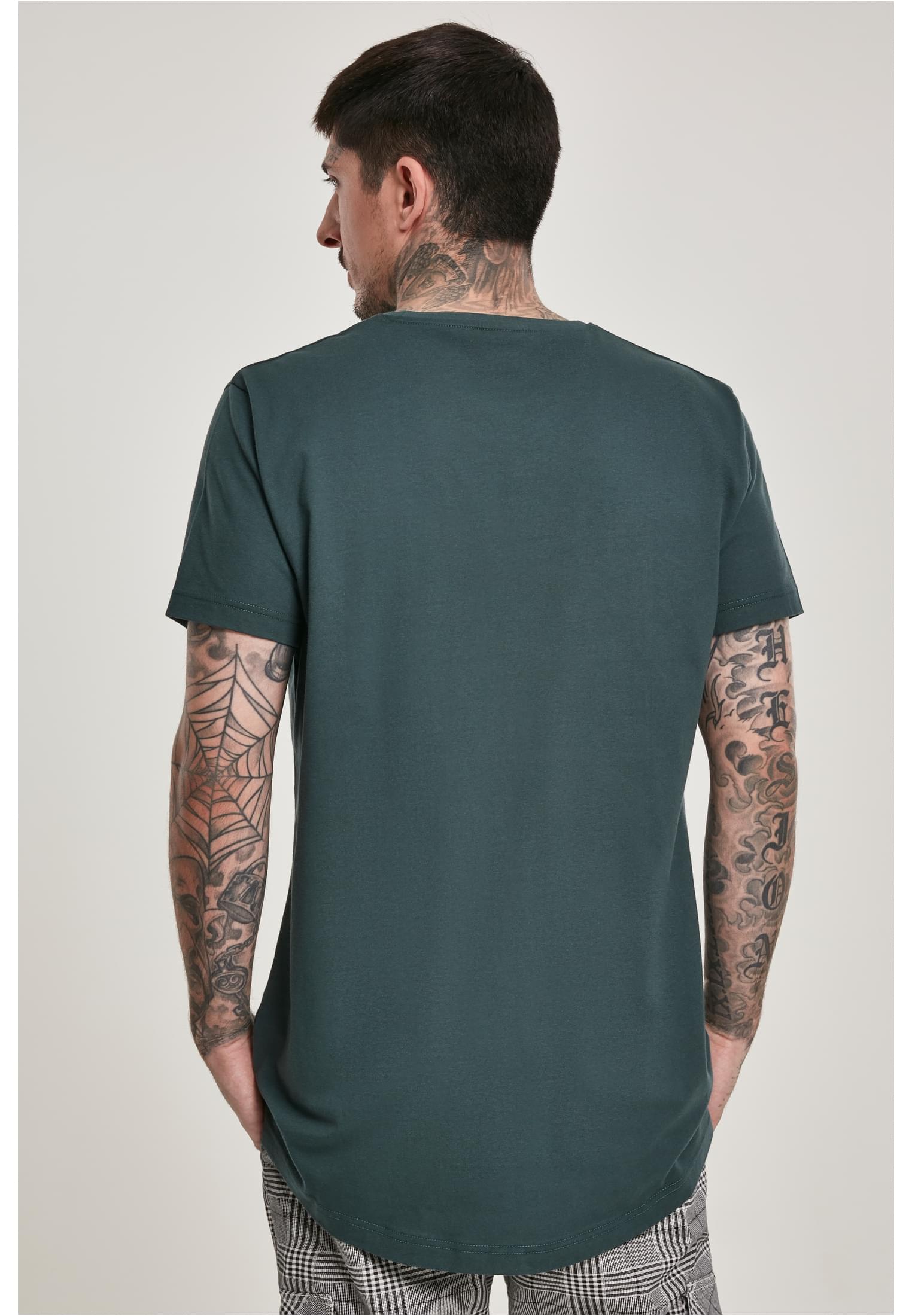 Shaped Long Tee Dunkel