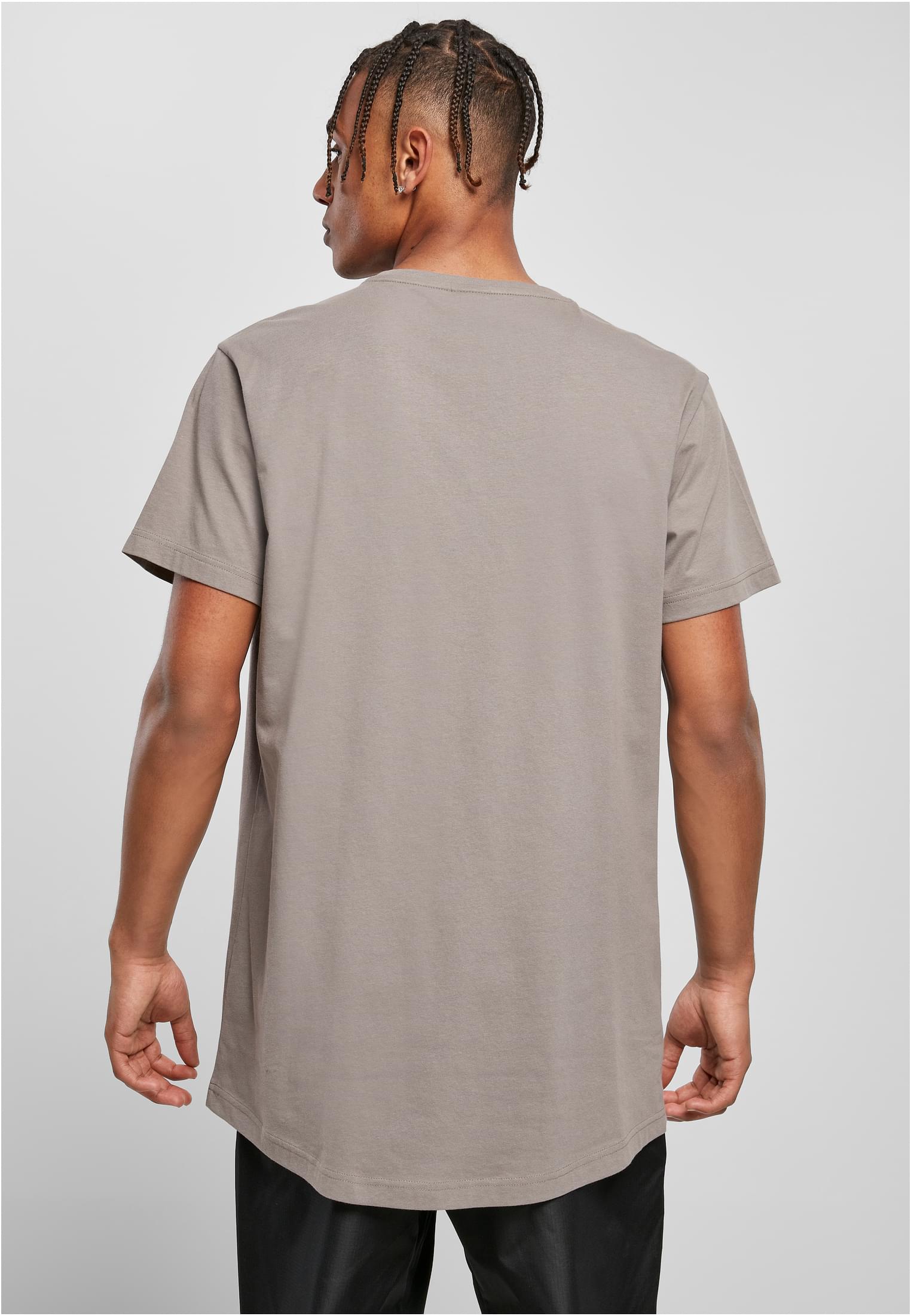 Shaped Long Tee Dunkel