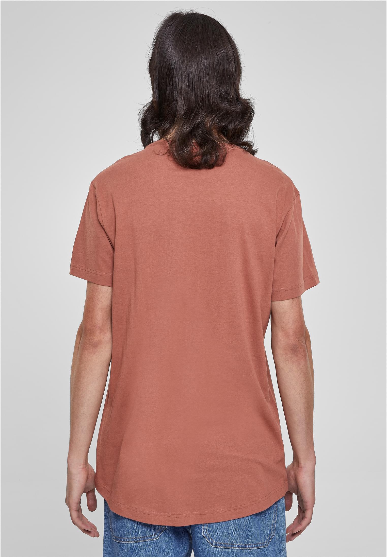 Shaped Long Tee Dunkel