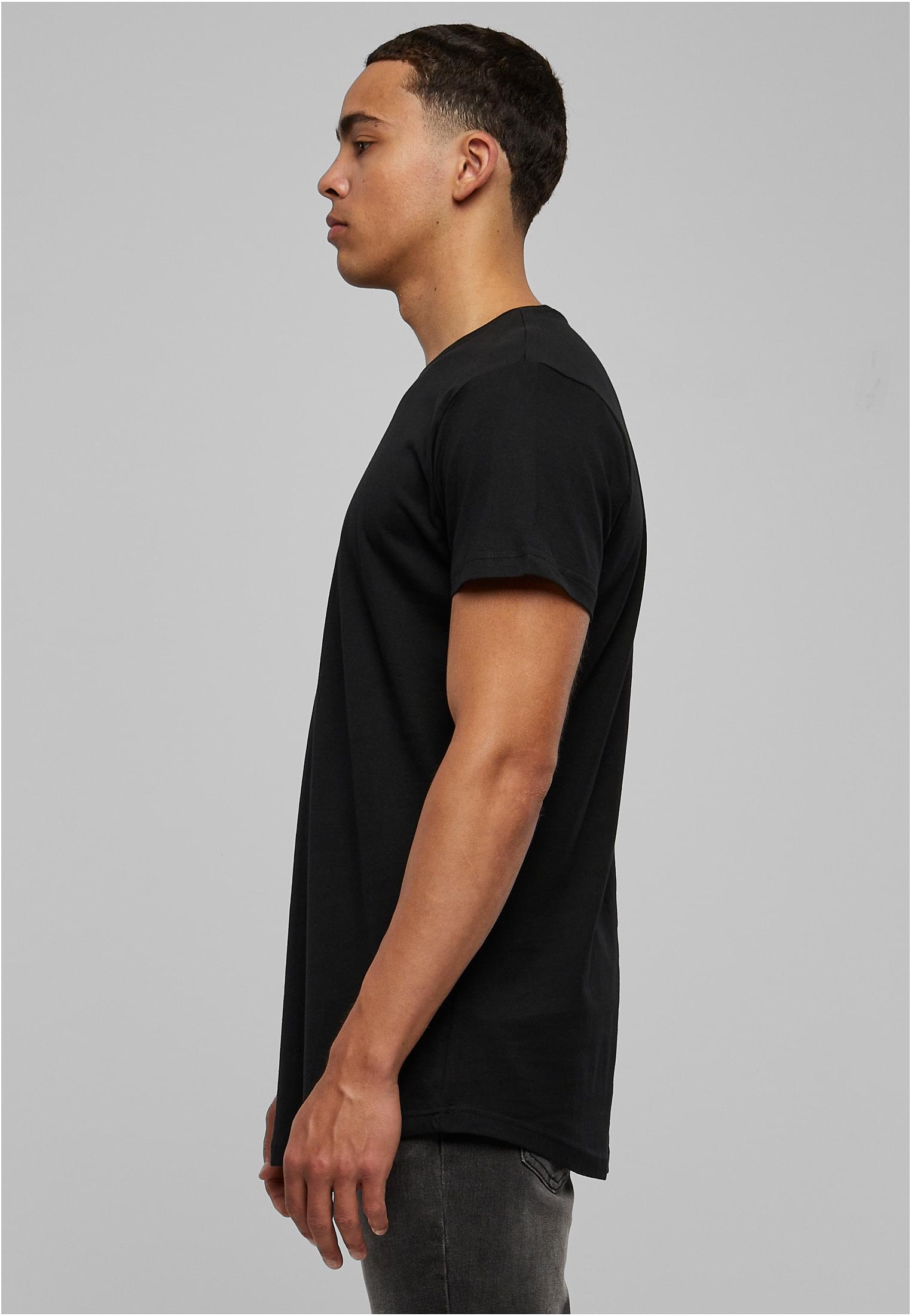 Shaped Long Tee Dunkel