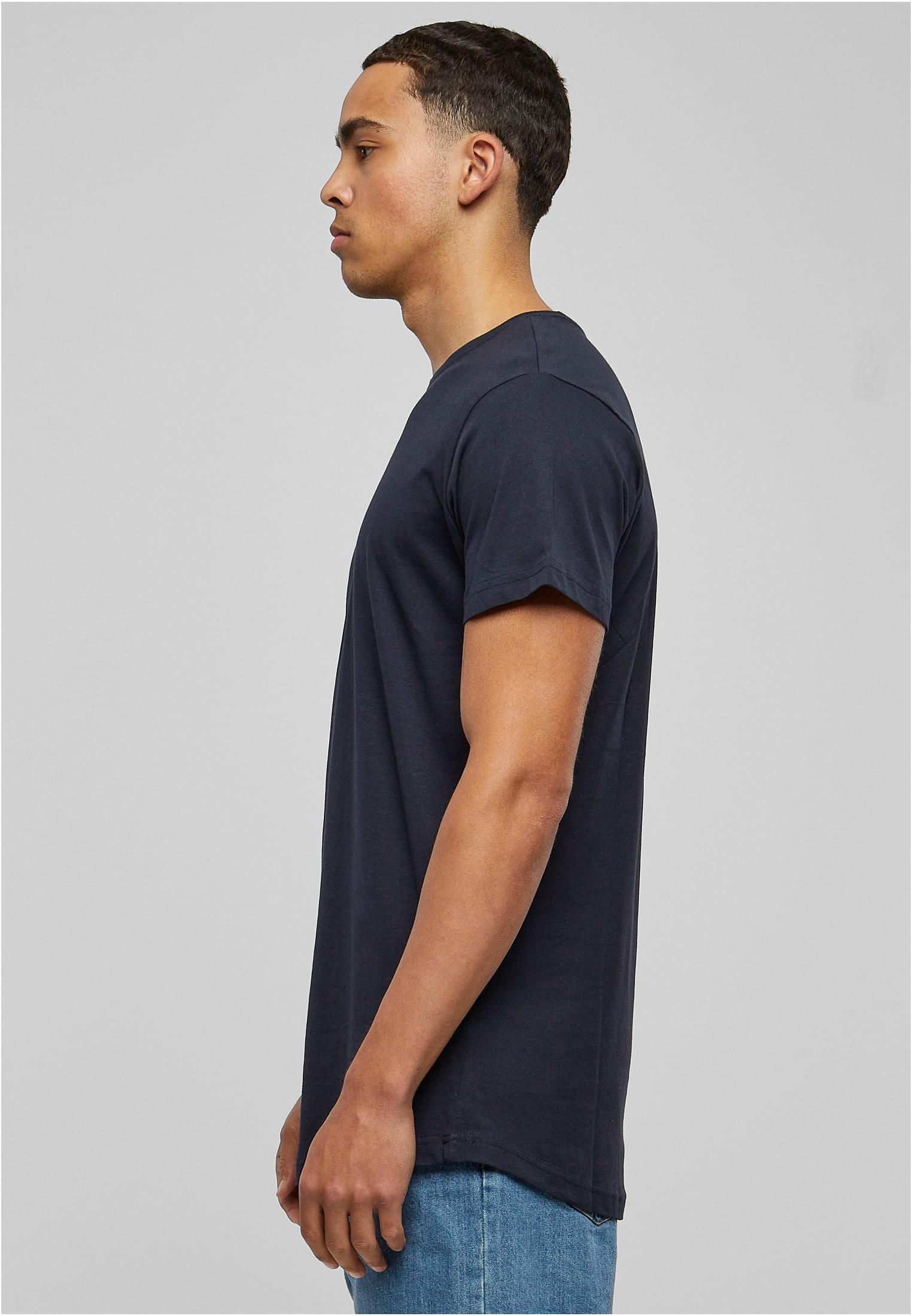 Shaped Long Tee Dunkel