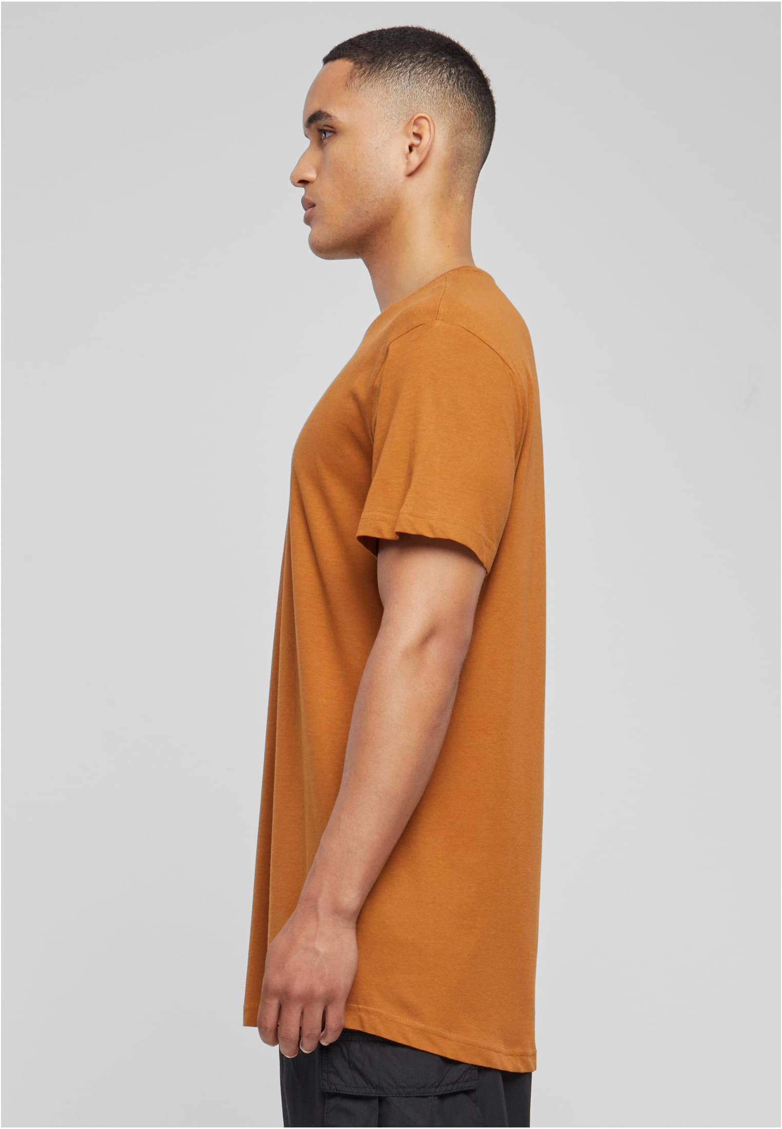 Shaped Long Tee Dunkel