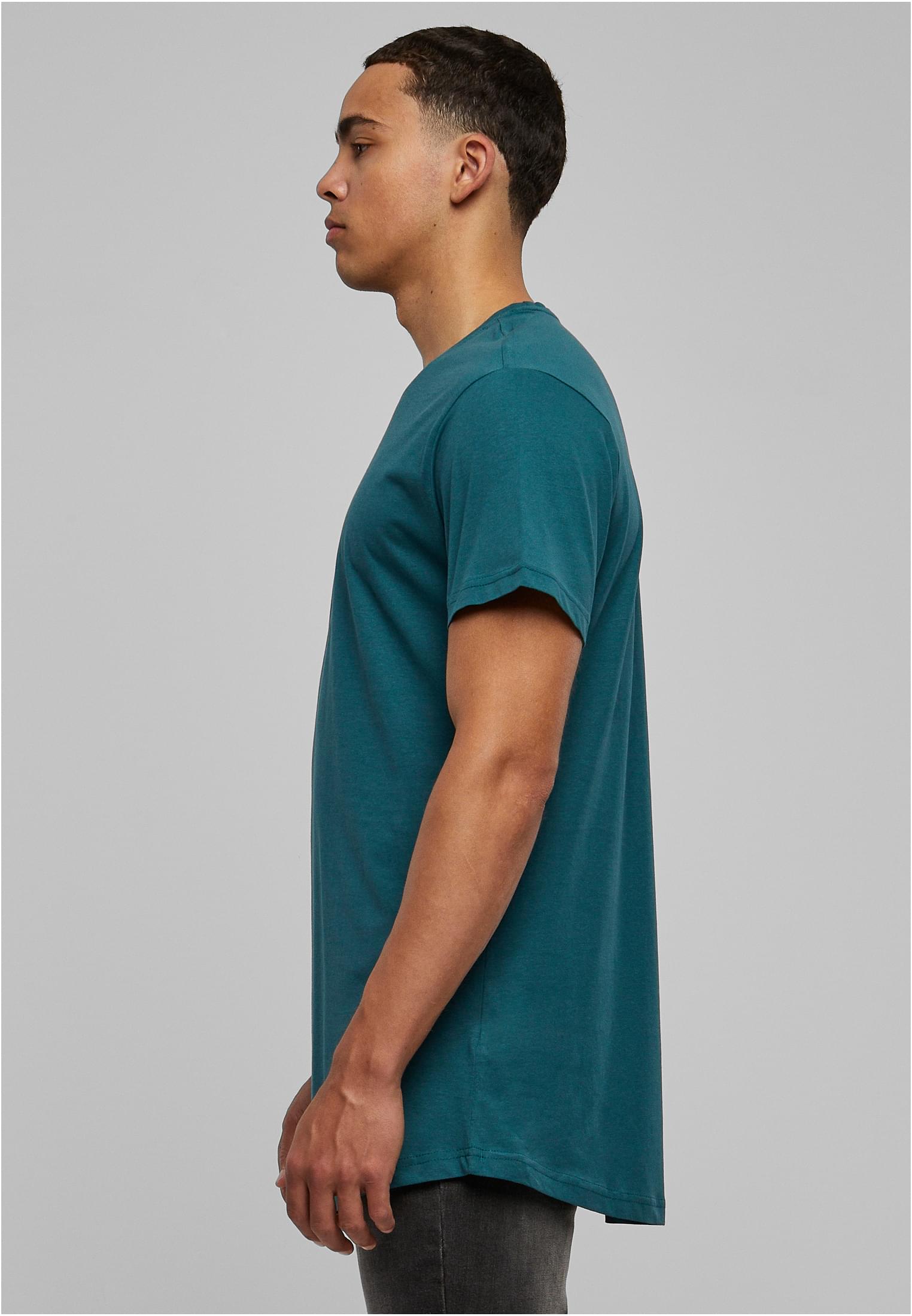 Shaped Long Tee Dunkel