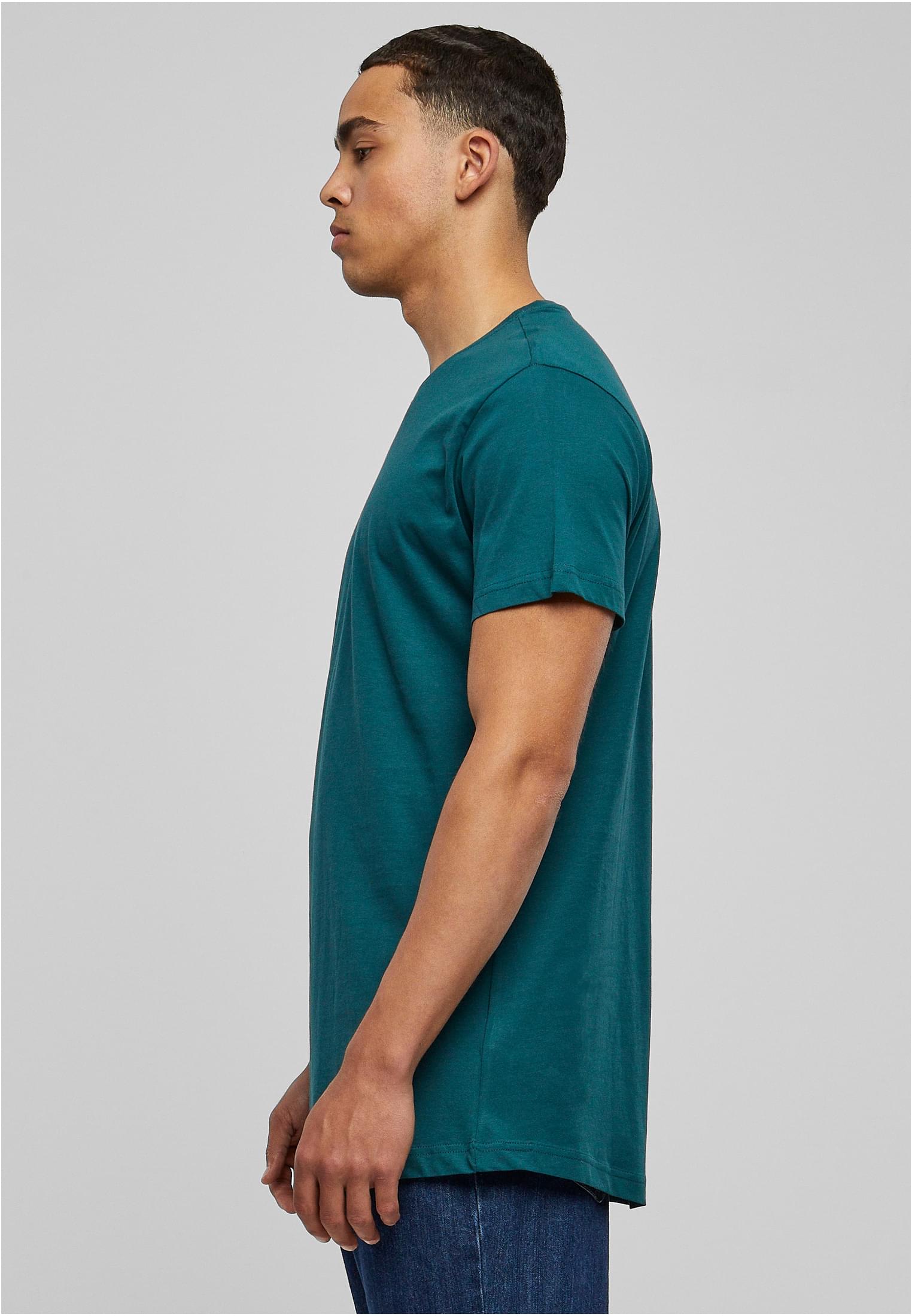 Shaped Long Tee Dunkel