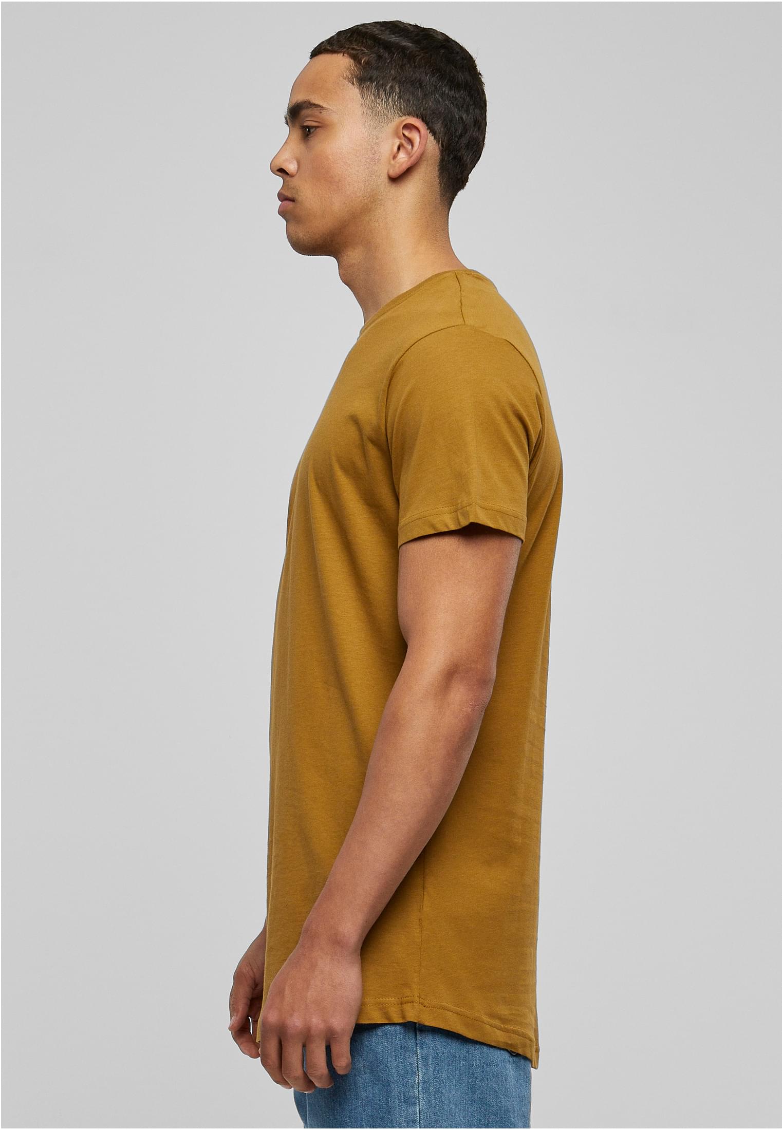 Shaped Long Tee Dunkel