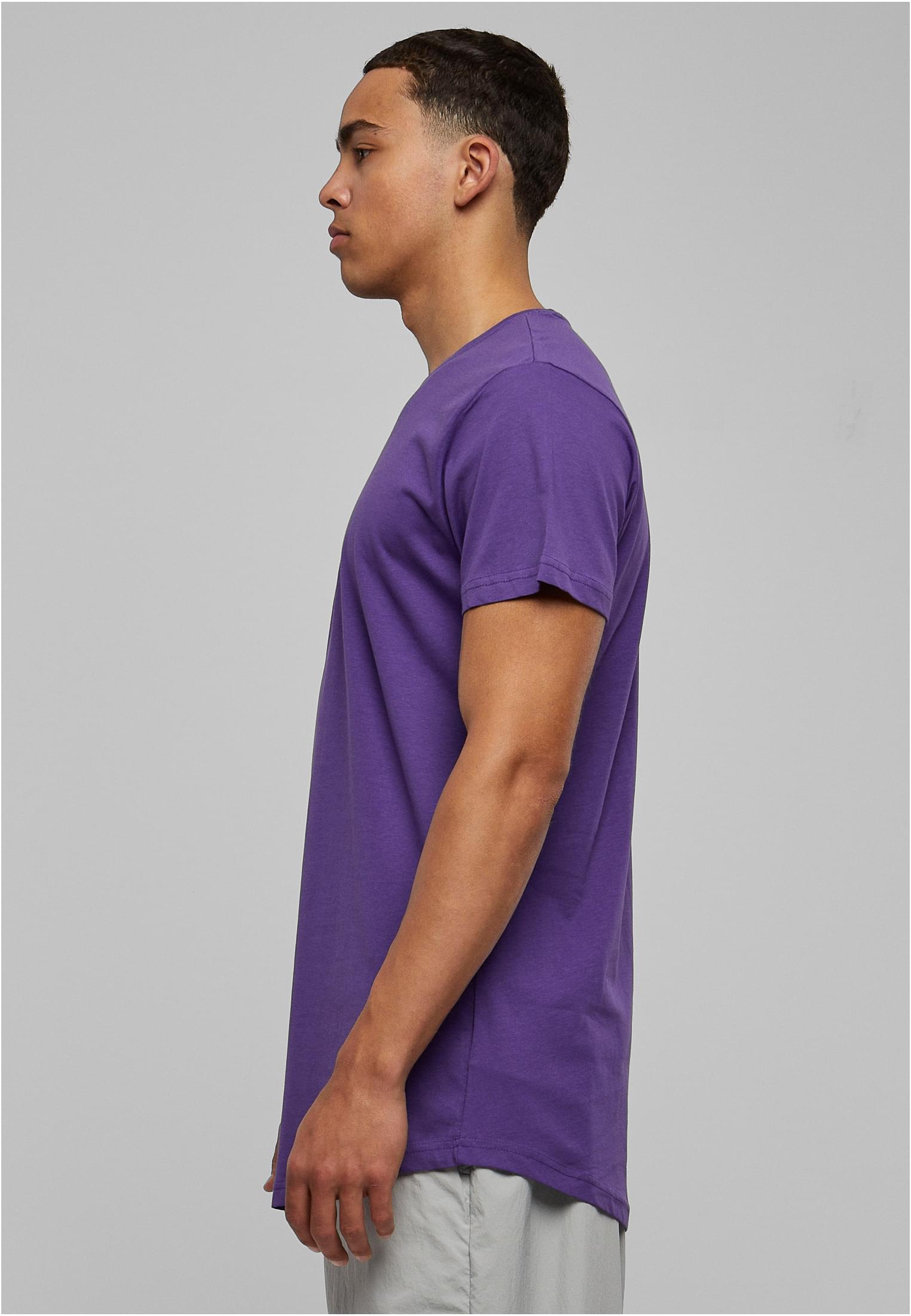 Shaped Long Tee Dunkel