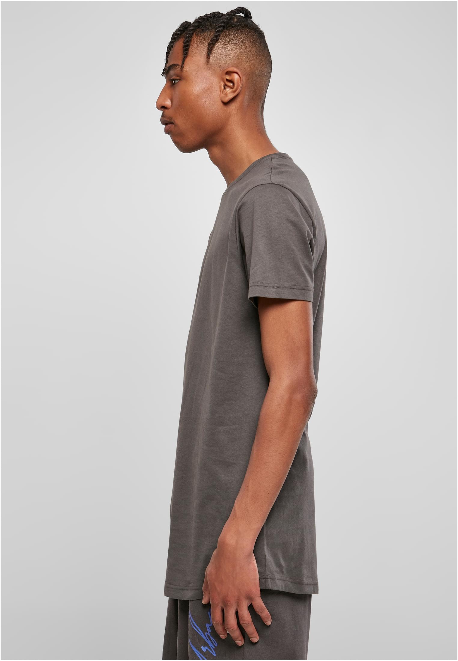 Shaped Long Tee Dunkel