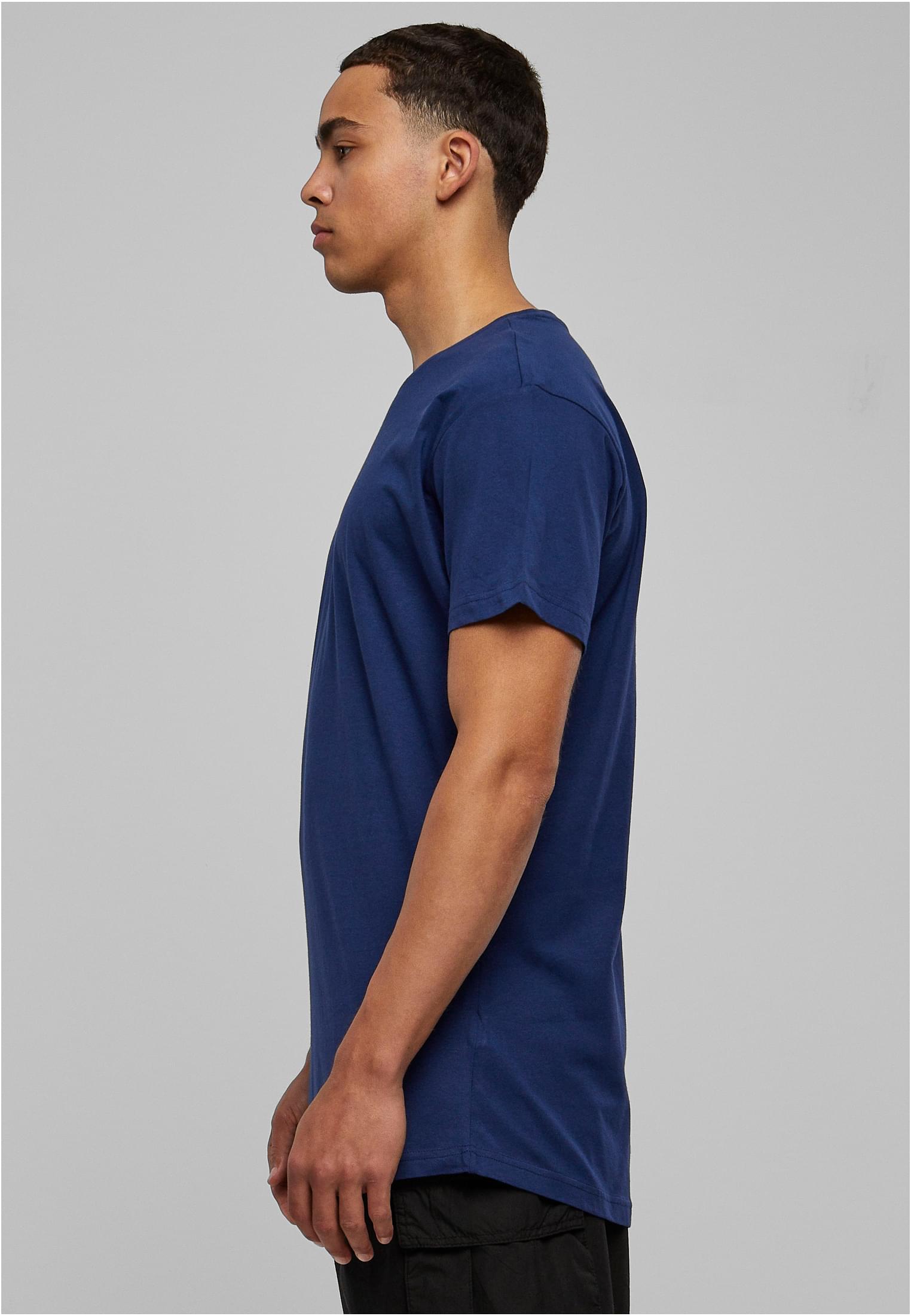 Shaped Long Tee Dunkel