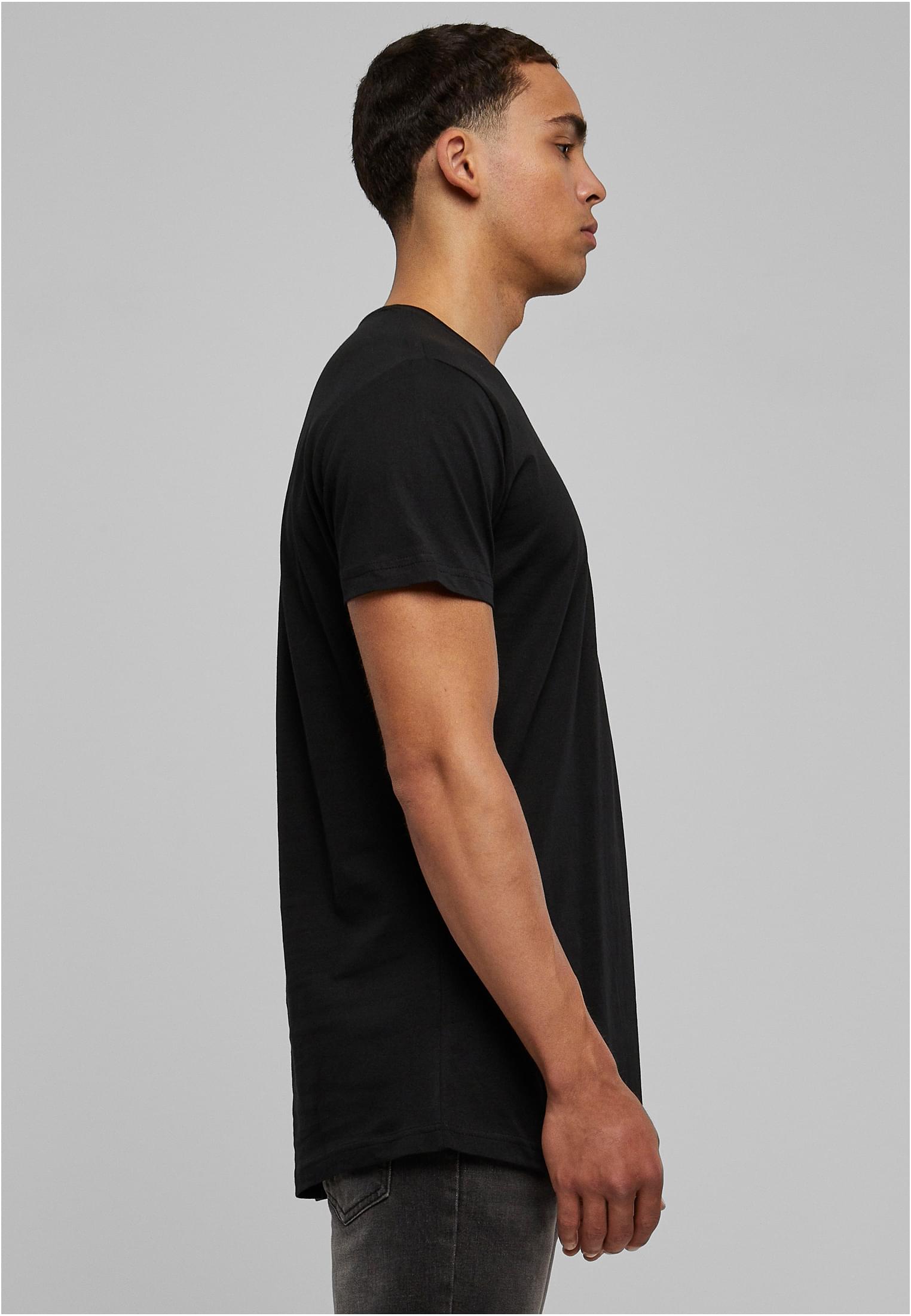 Shaped Long Tee Dunkel