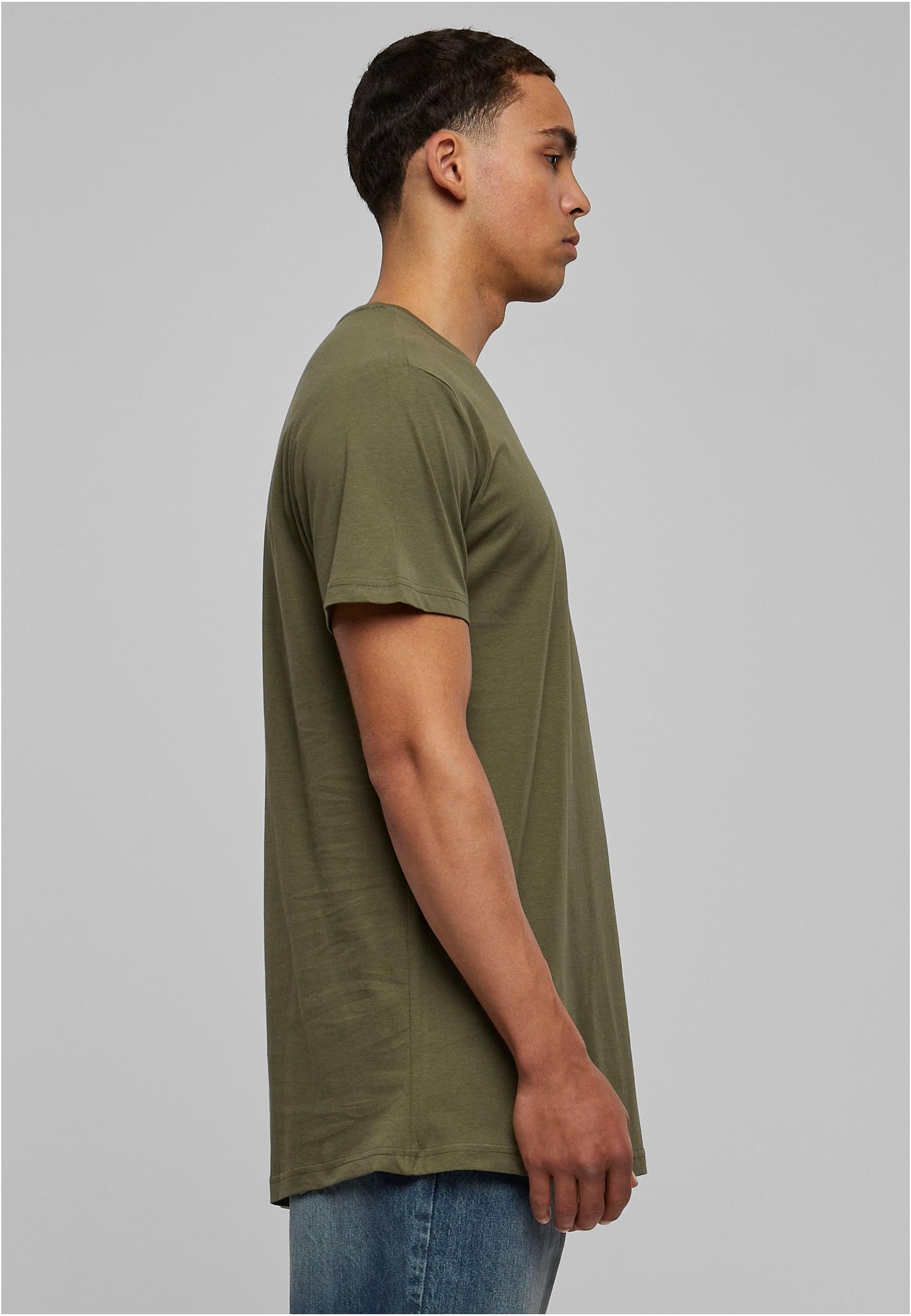 Shaped Long Tee Dunkel