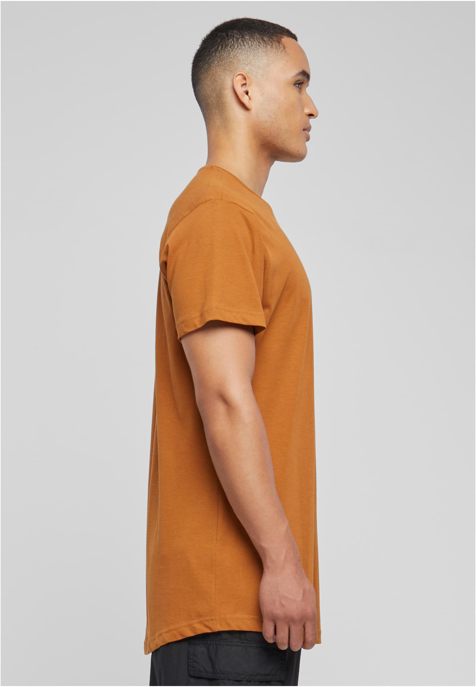 Shaped Long Tee Dunkel