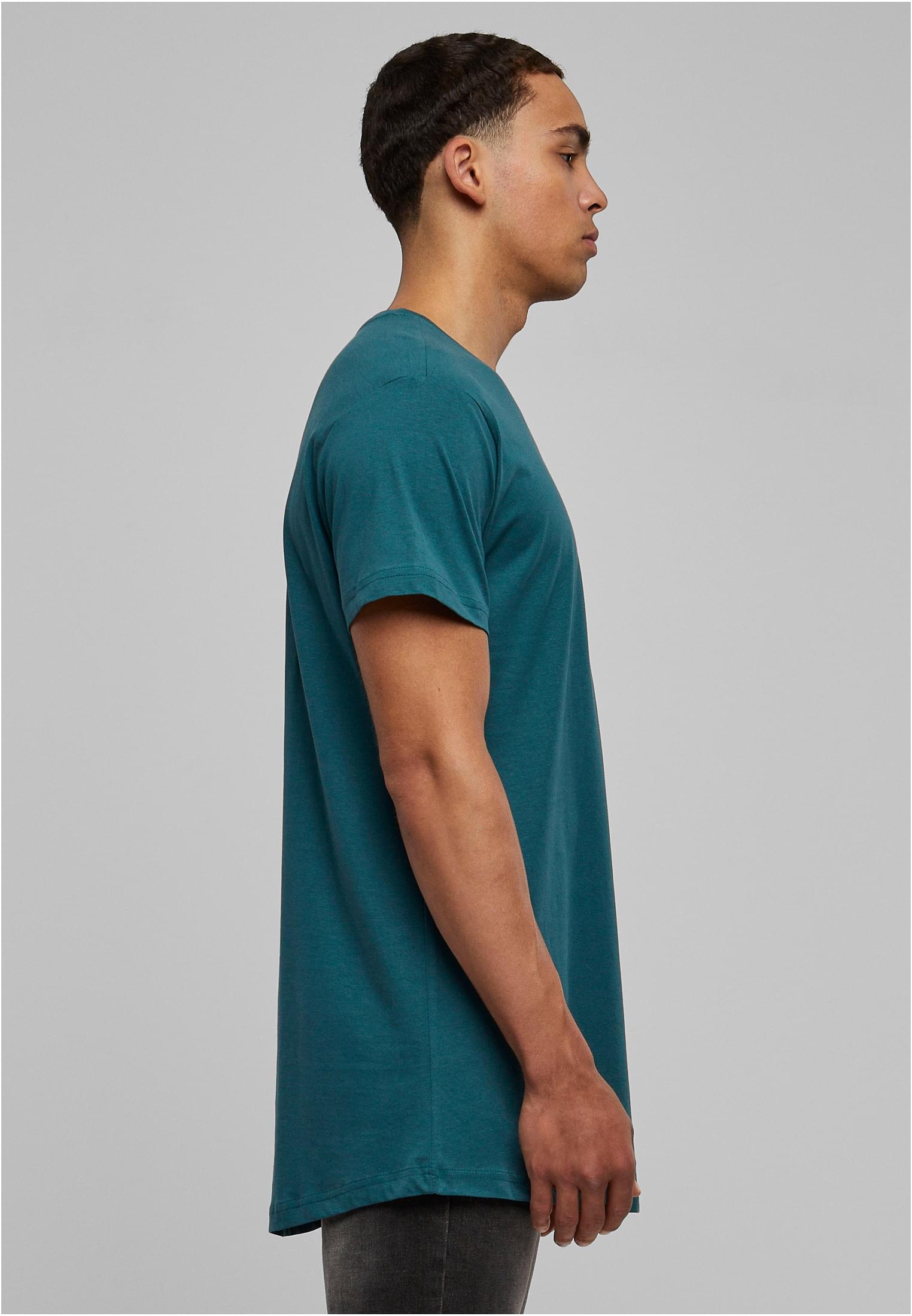 Shaped Long Tee Dunkel