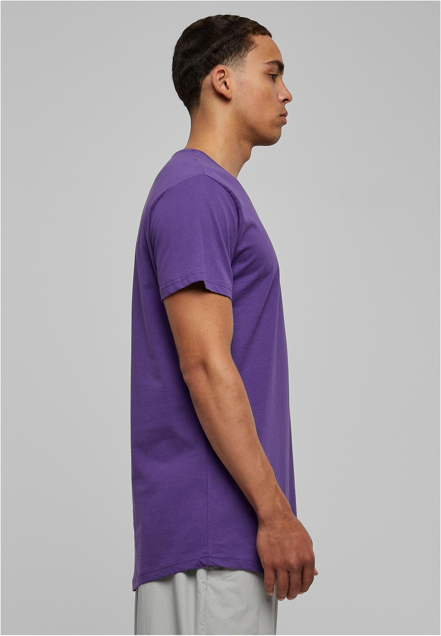 Shaped Long Tee Dunkel