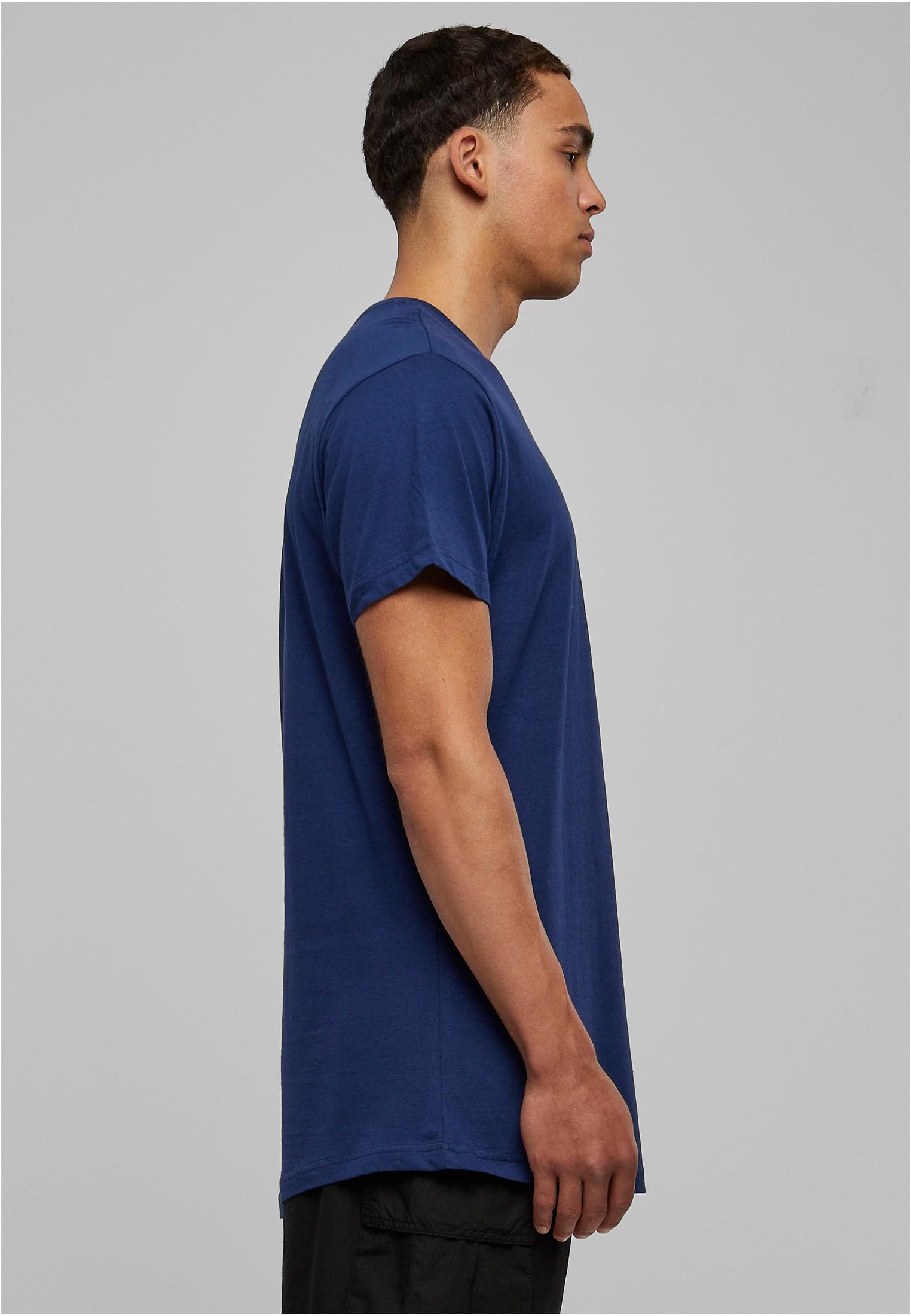 Shaped Long Tee Dunkel