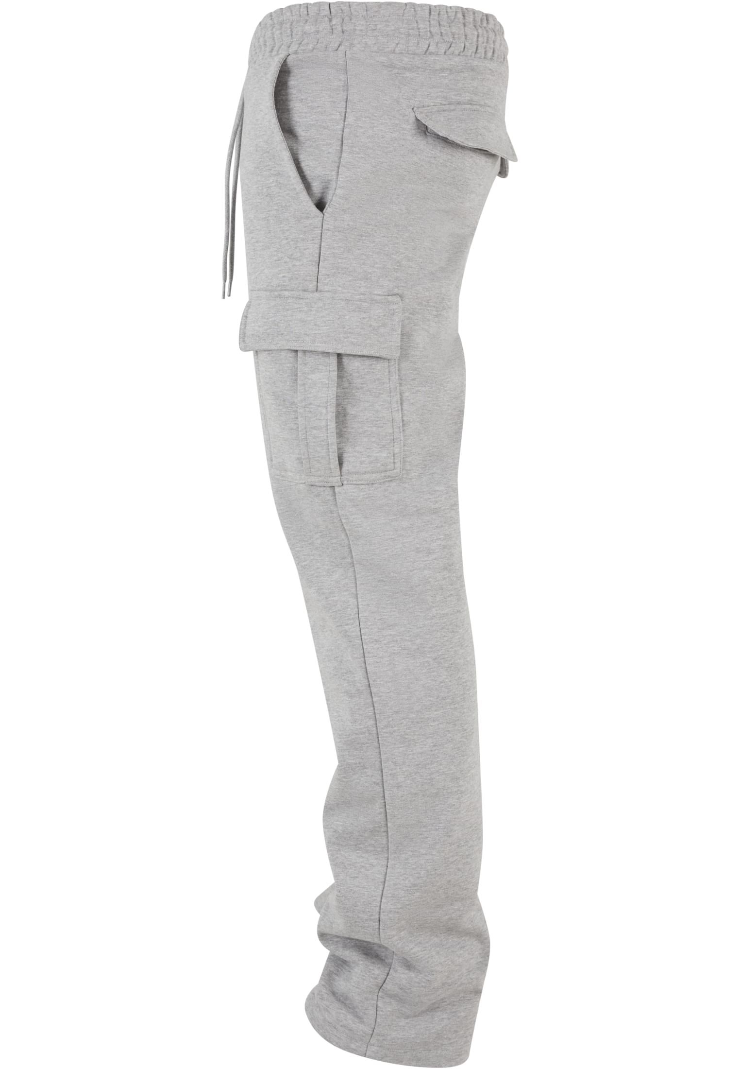 Heavy Straight Leg Cargo Sweatpants | grey