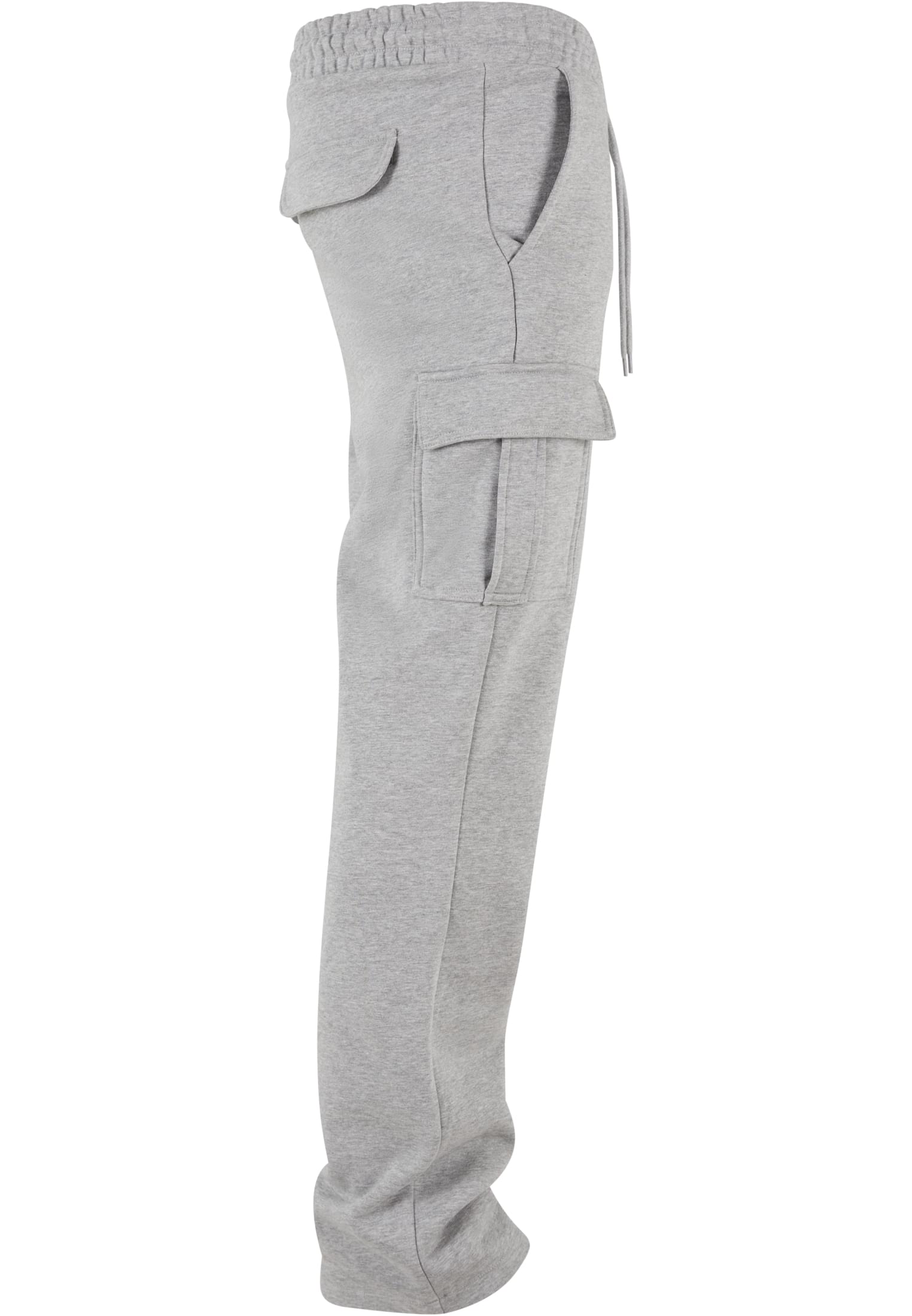 Heavy Straight Leg Cargo Sweatpants | grey