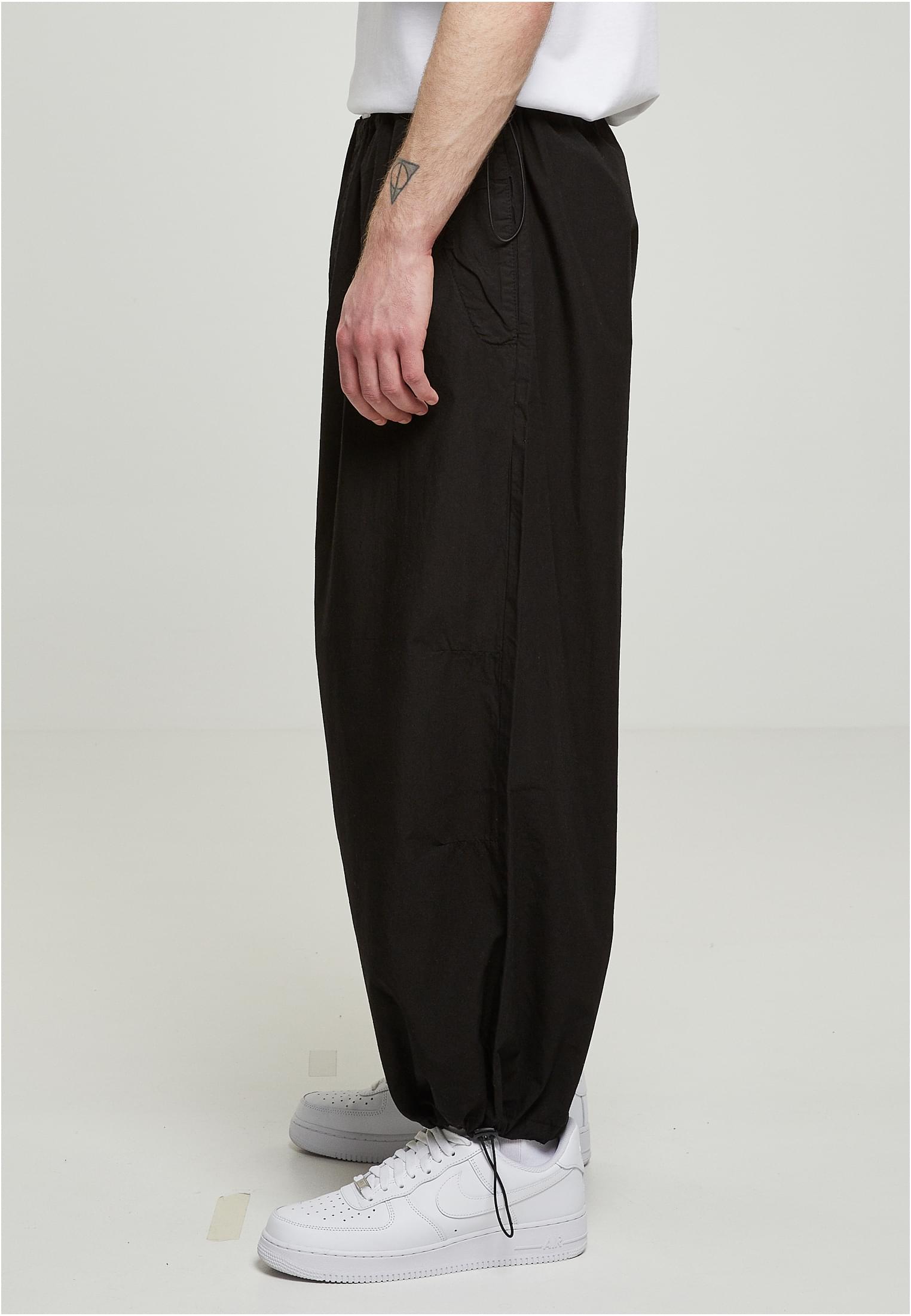 Popline Parachute Pants | black