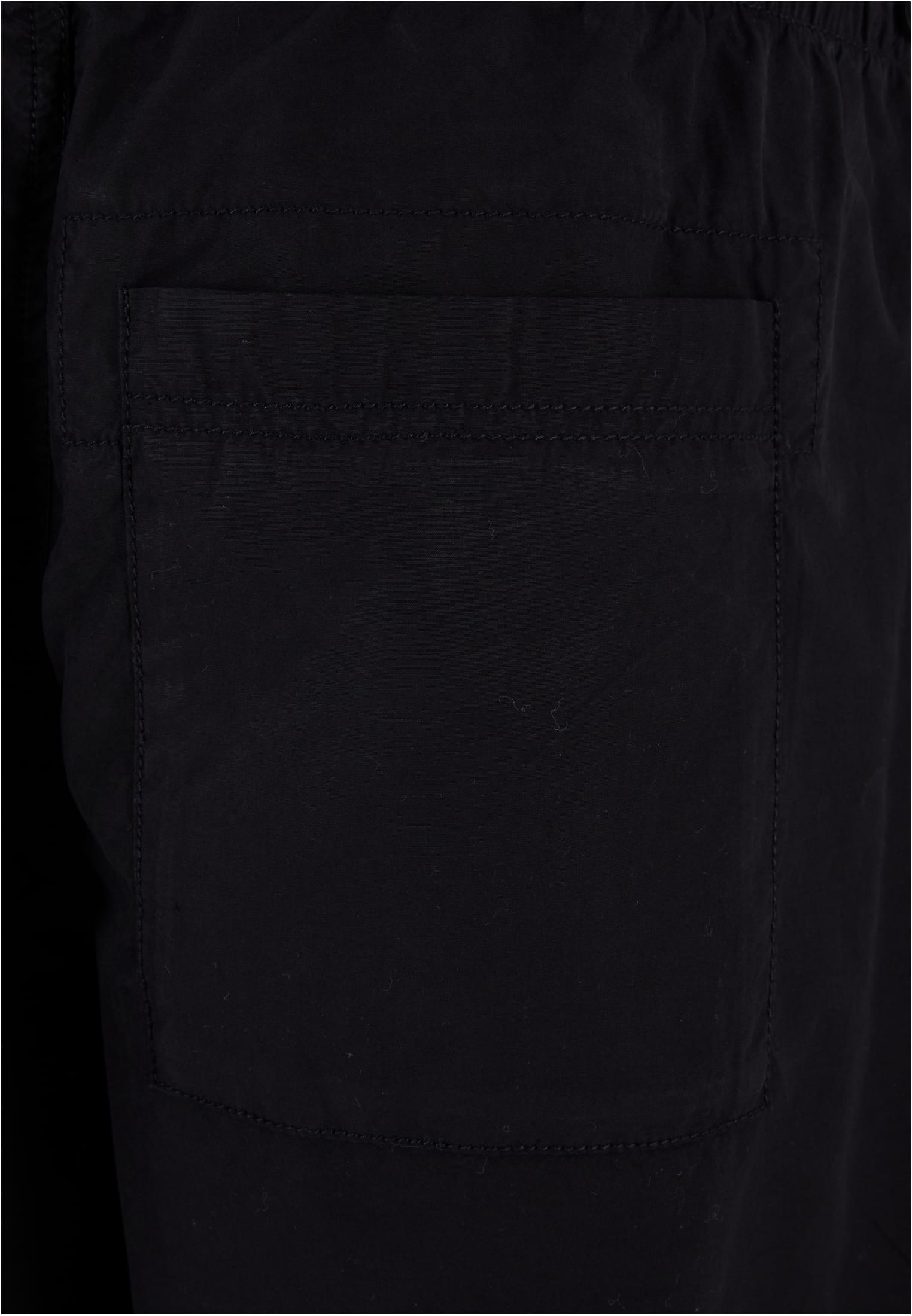 Popline Parachute Pants | black