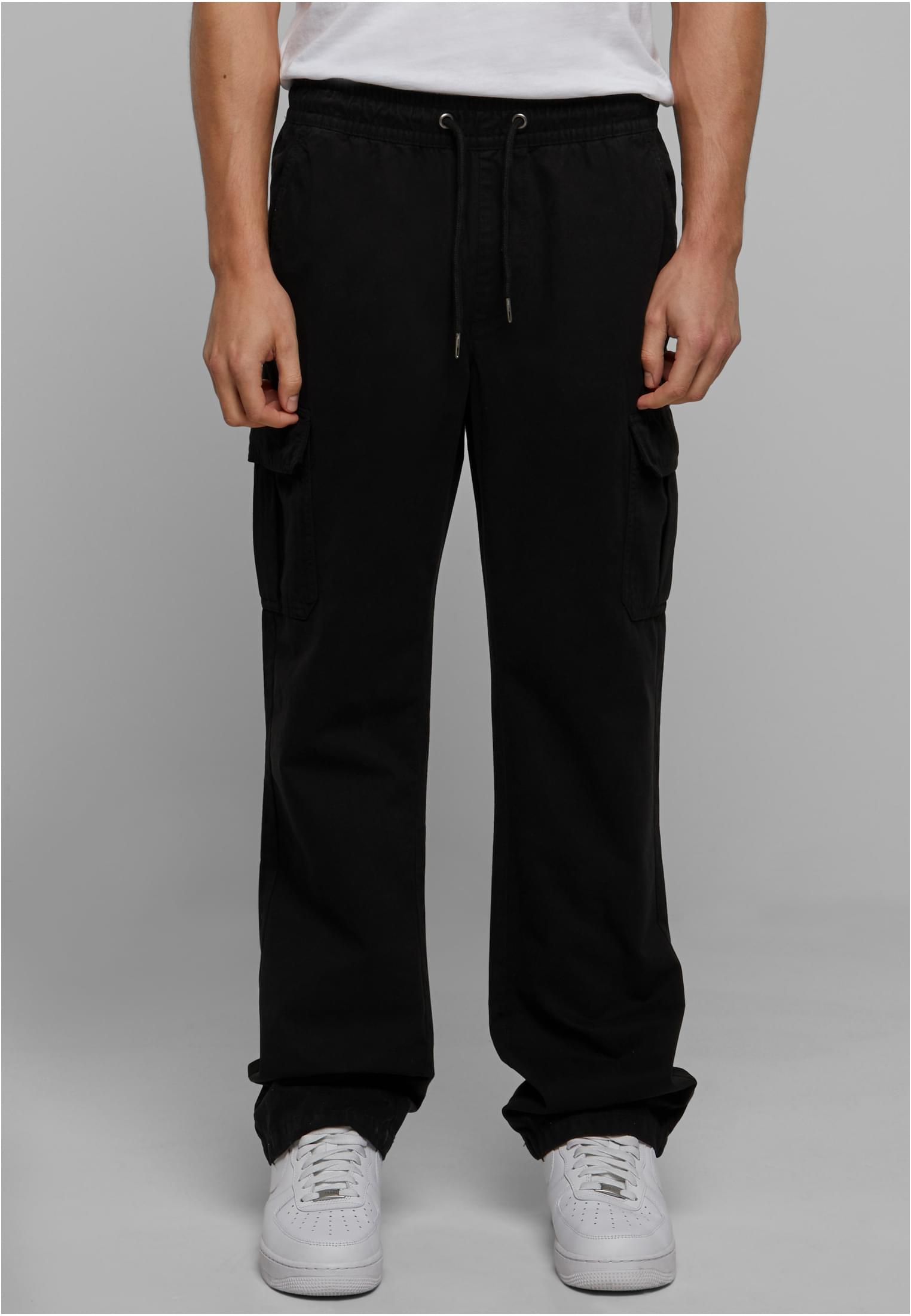 Cotton Cargo Pants | black