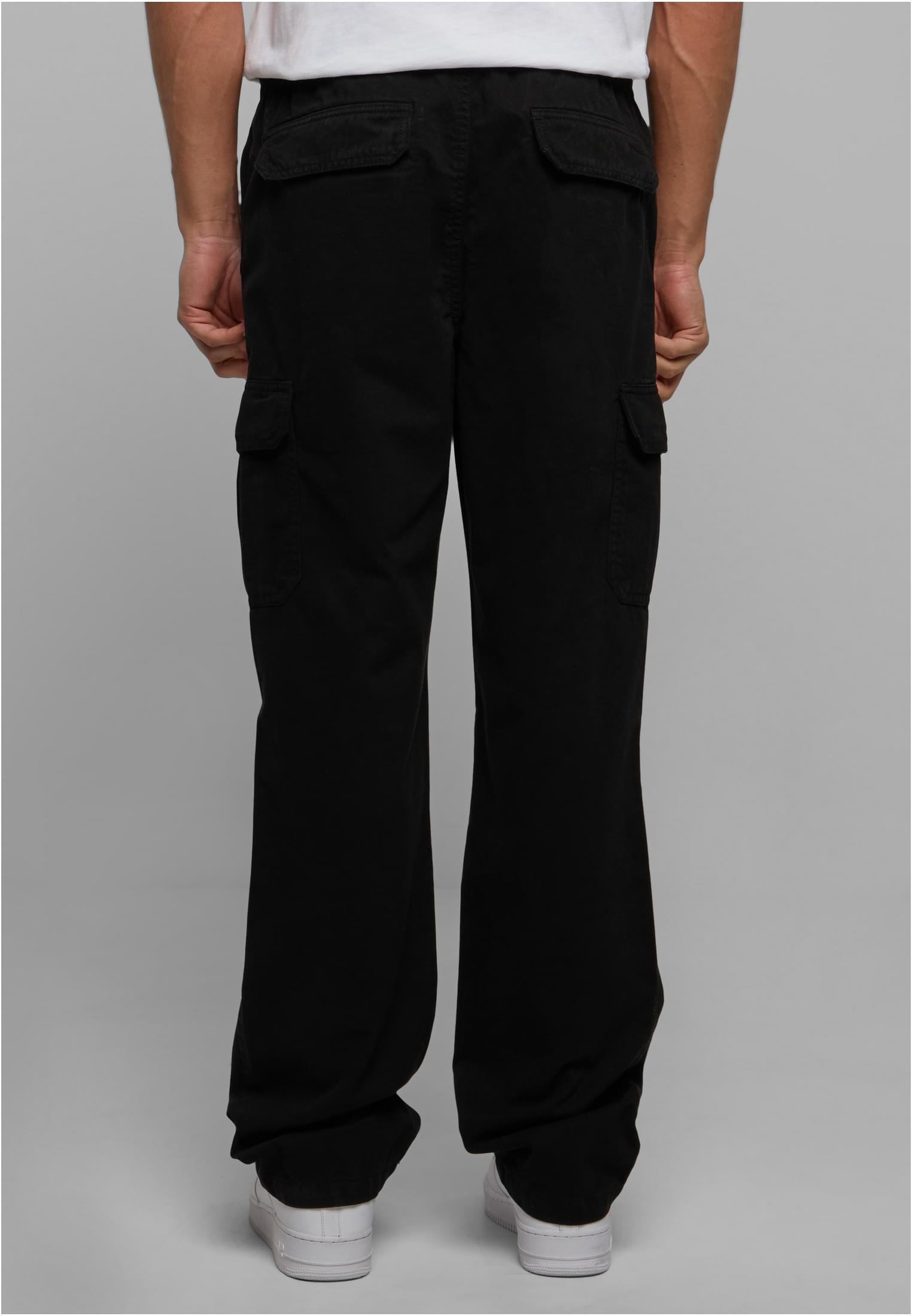 Cotton Cargo Pants | black