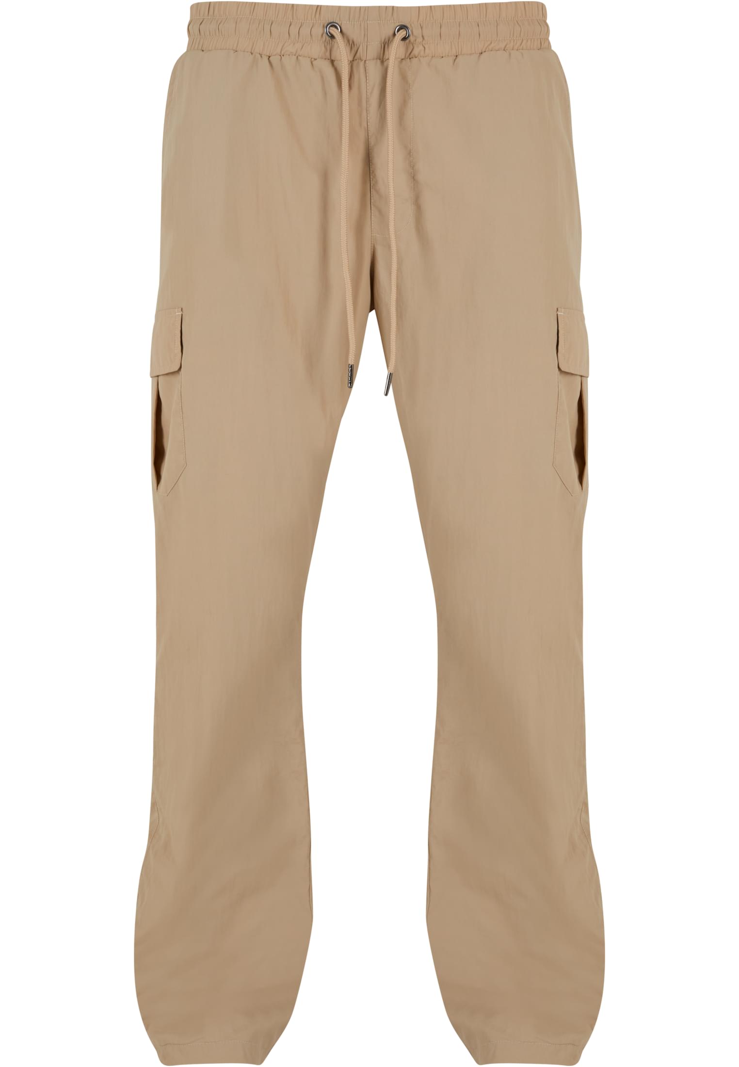 Straight Leg Nylon Cargo Pants | concrete