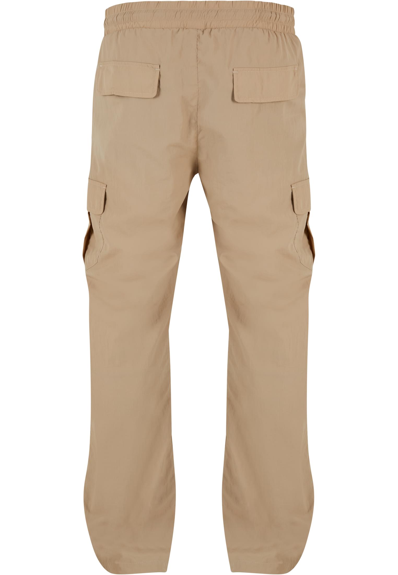 Straight Leg Nylon Cargo Pants | concrete