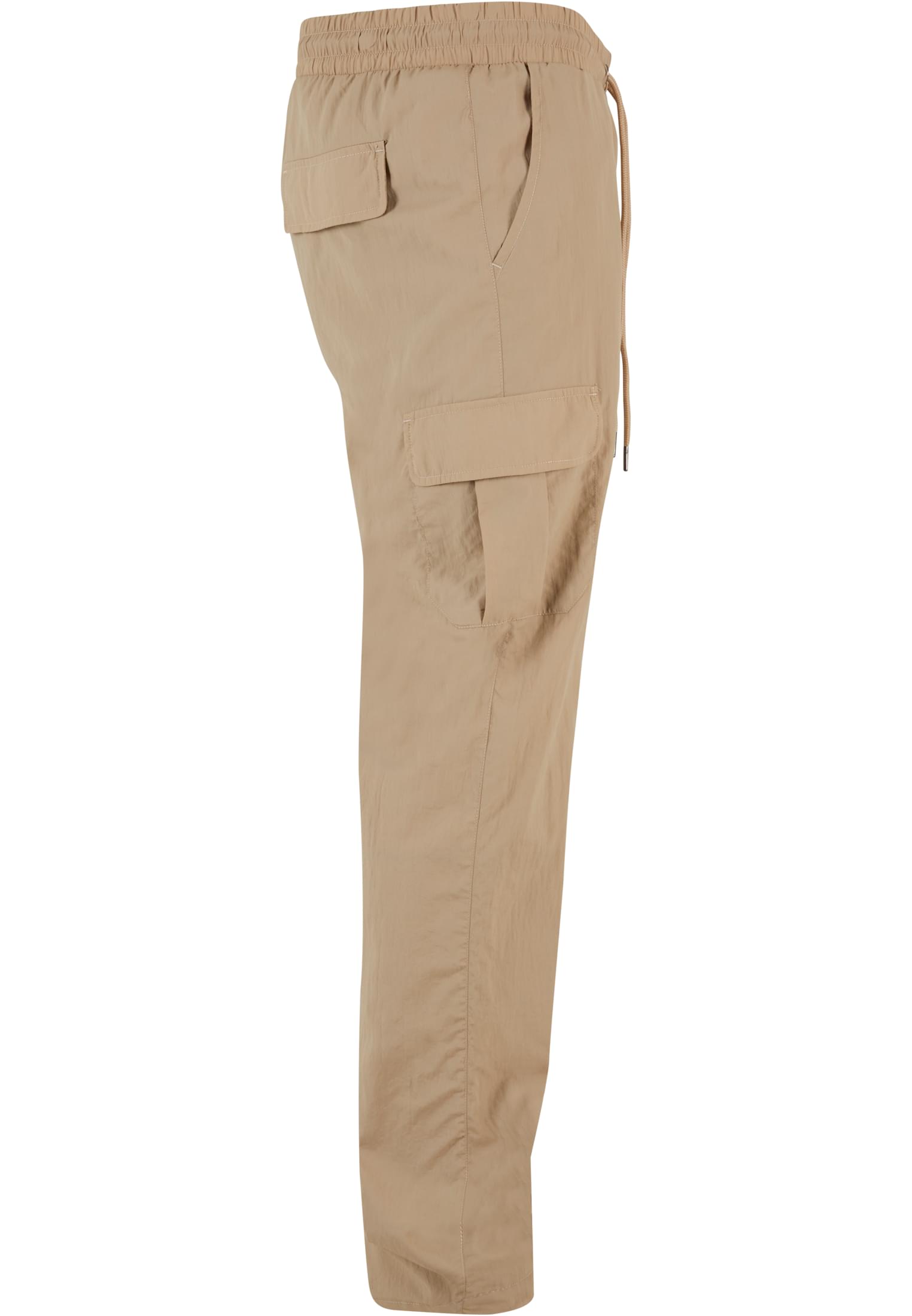 Straight Leg Nylon Cargo Pants | concrete