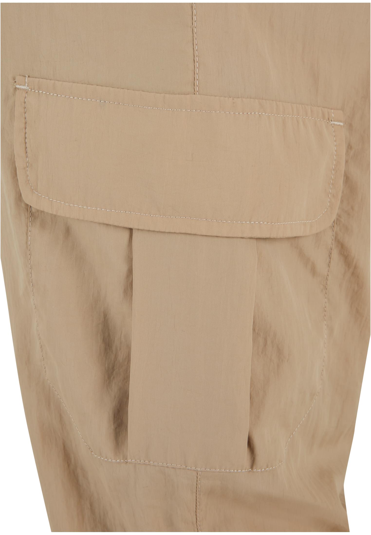 Straight Leg Nylon Cargo Pants | concrete