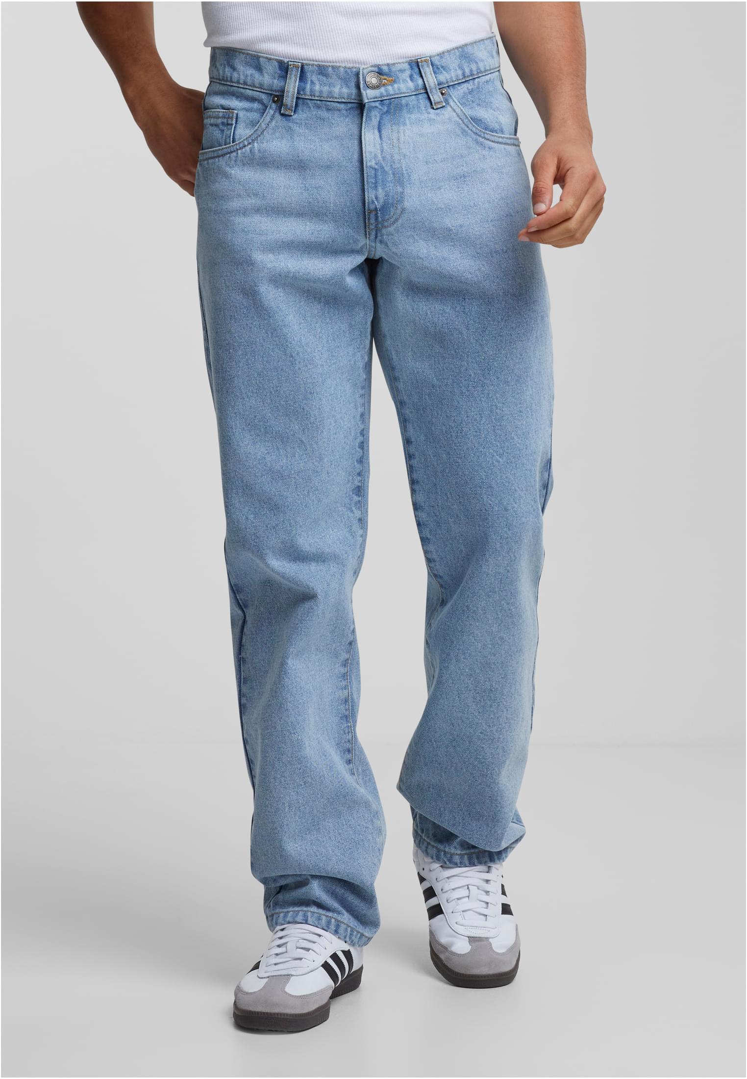 Heavy Ounce Straight Fit Jeans | new light blue washed