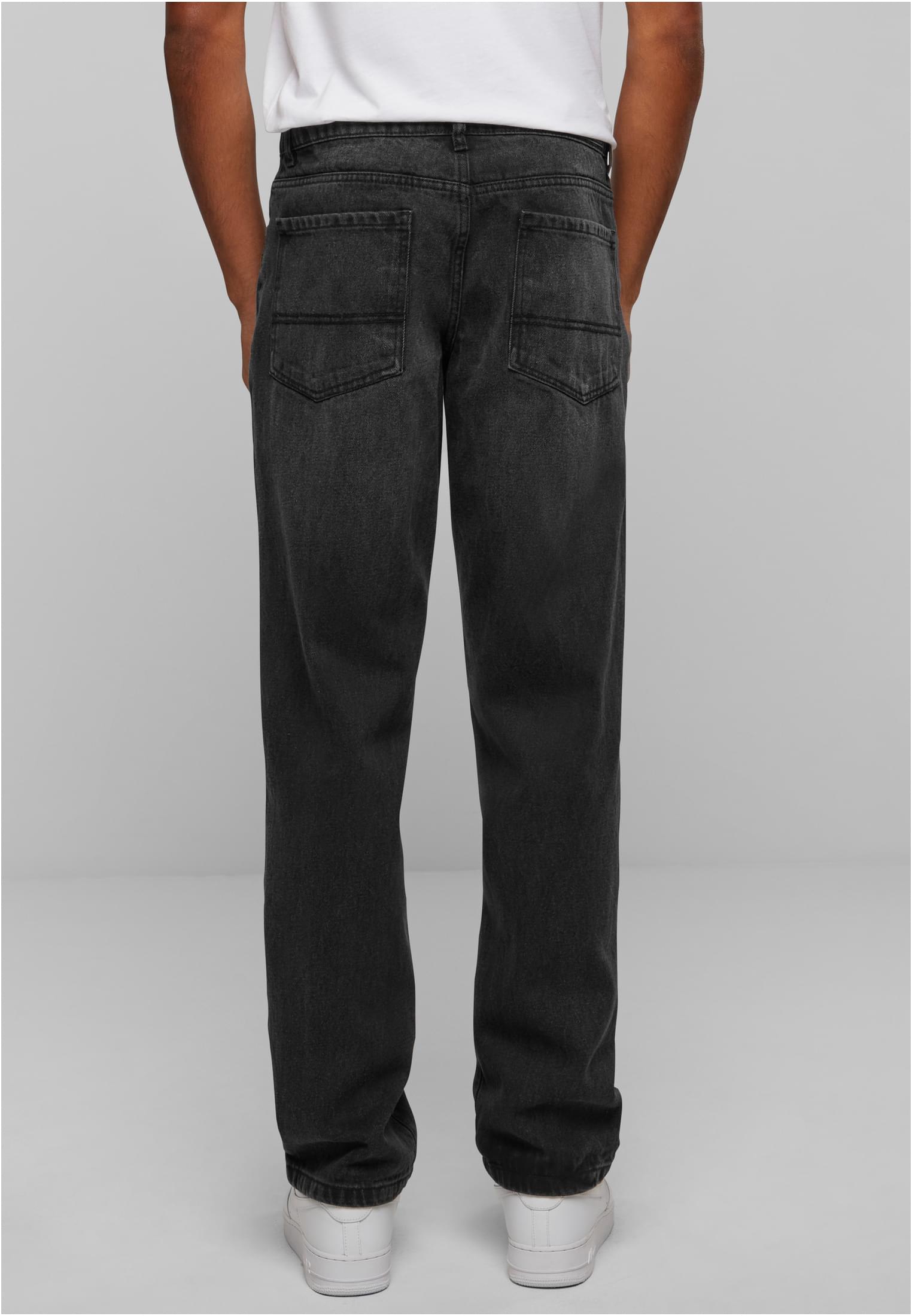 Heavy Ounce Straight Fit Jeans | blackwashed