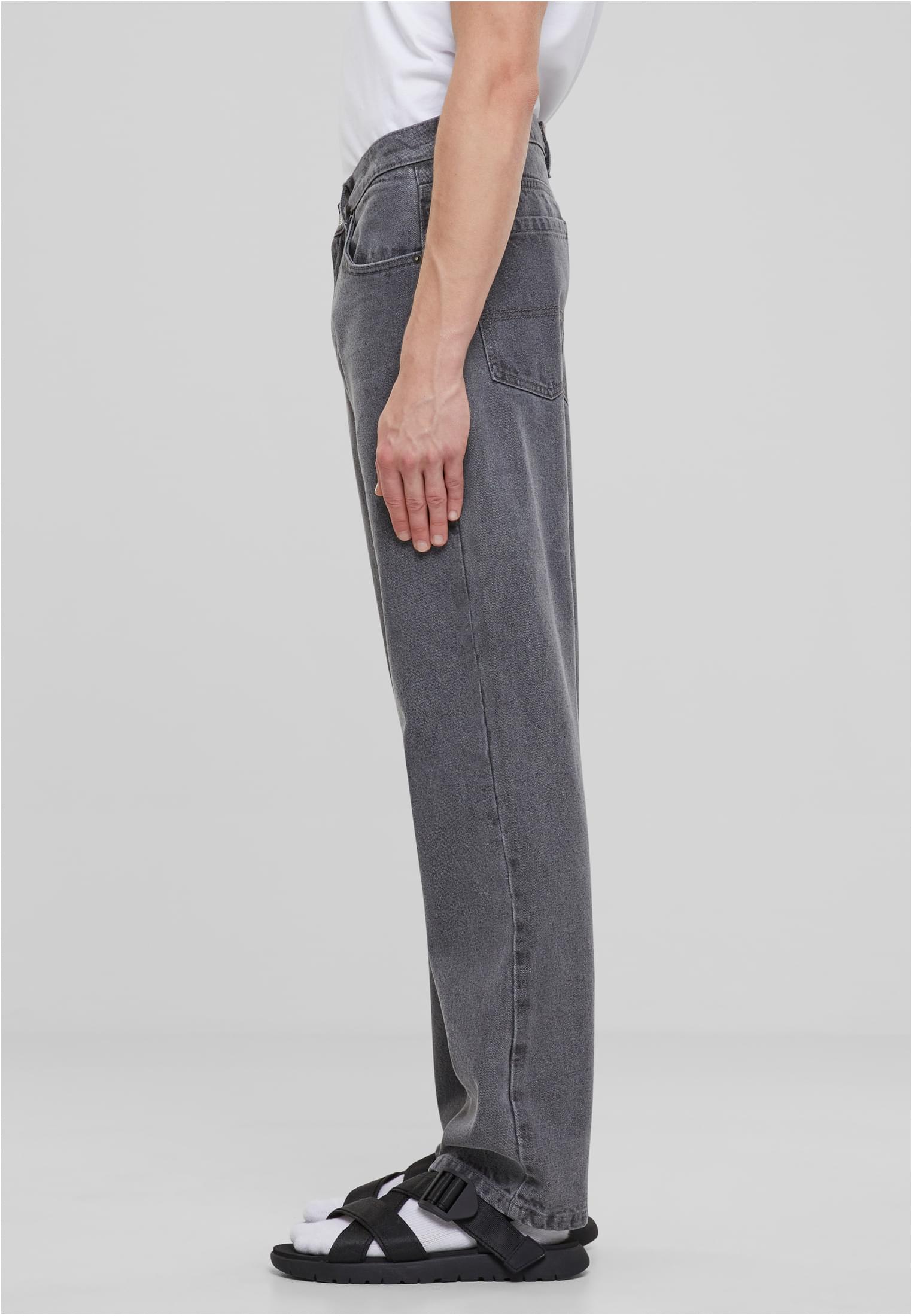 Heavy Ounce Straight Fit Jeans | new grey washed