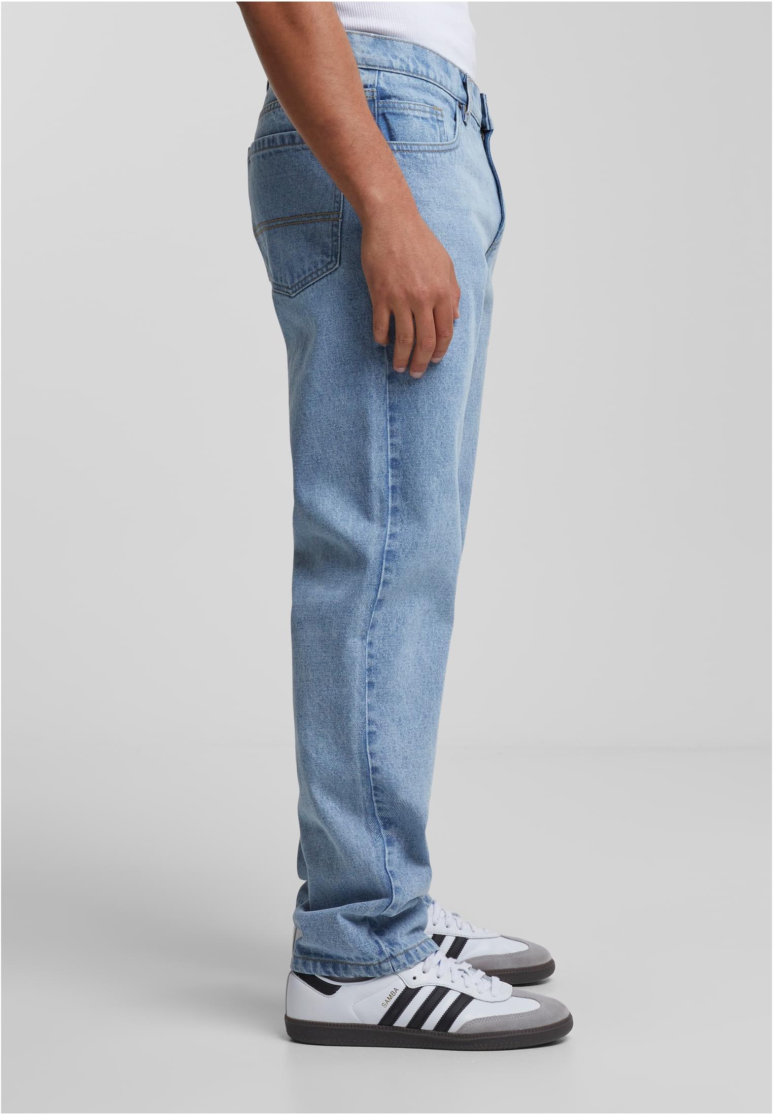 Heavy Ounce Straight Fit Jeans | new light blue washed