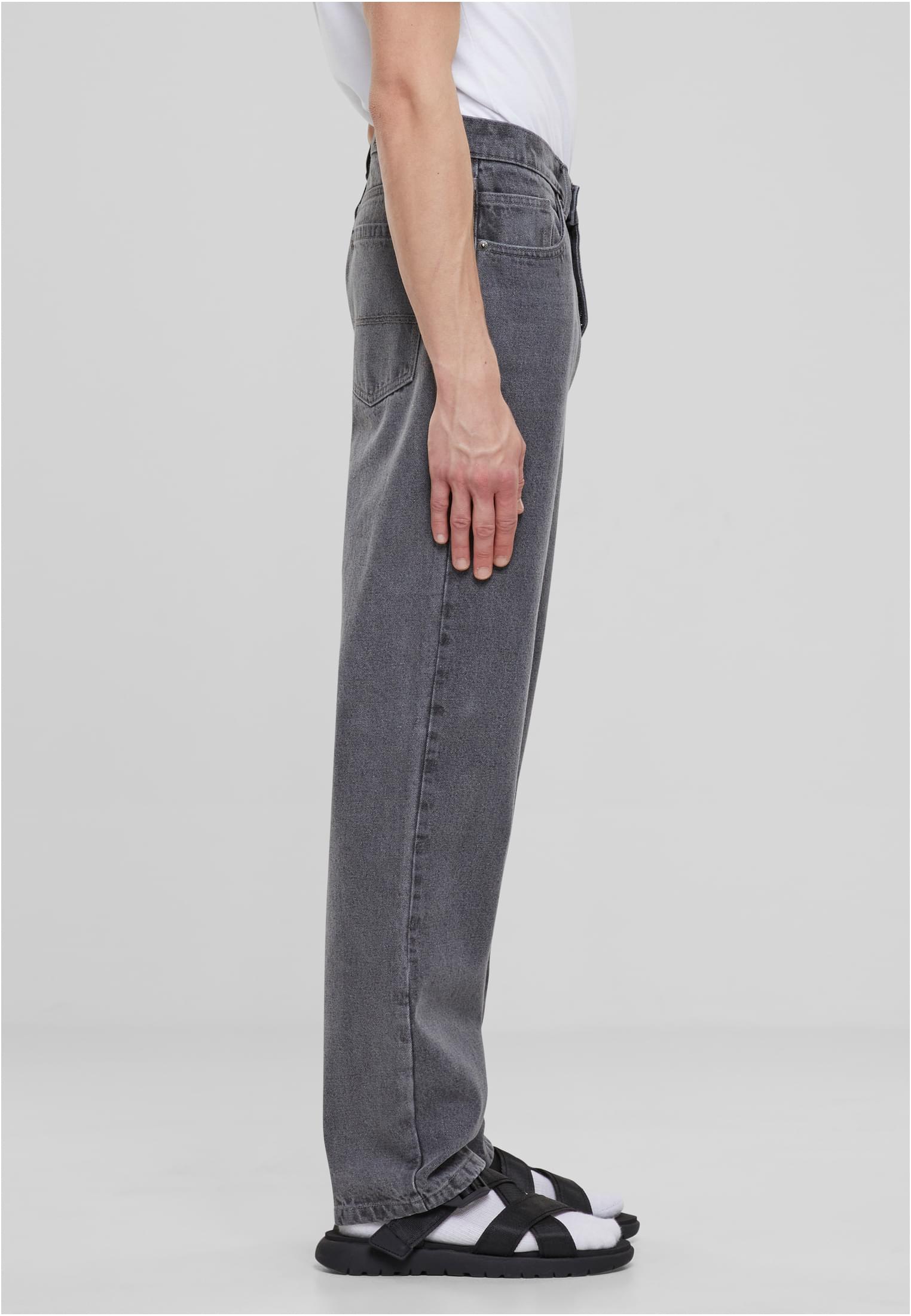 Heavy Ounce Straight Fit Jeans | new grey washed