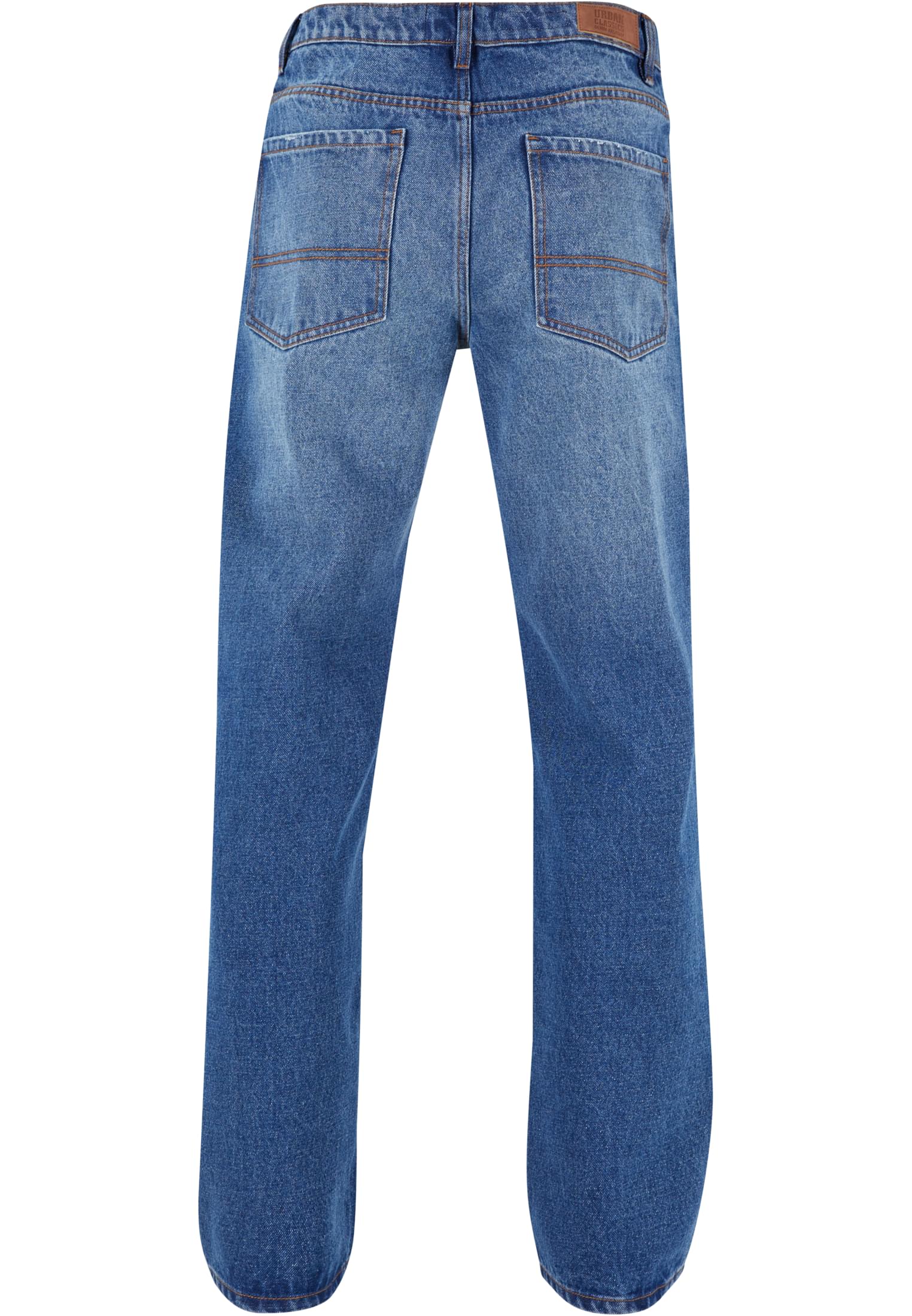 Heavy Ounce Straight Fit Jeans | new mid blue washed