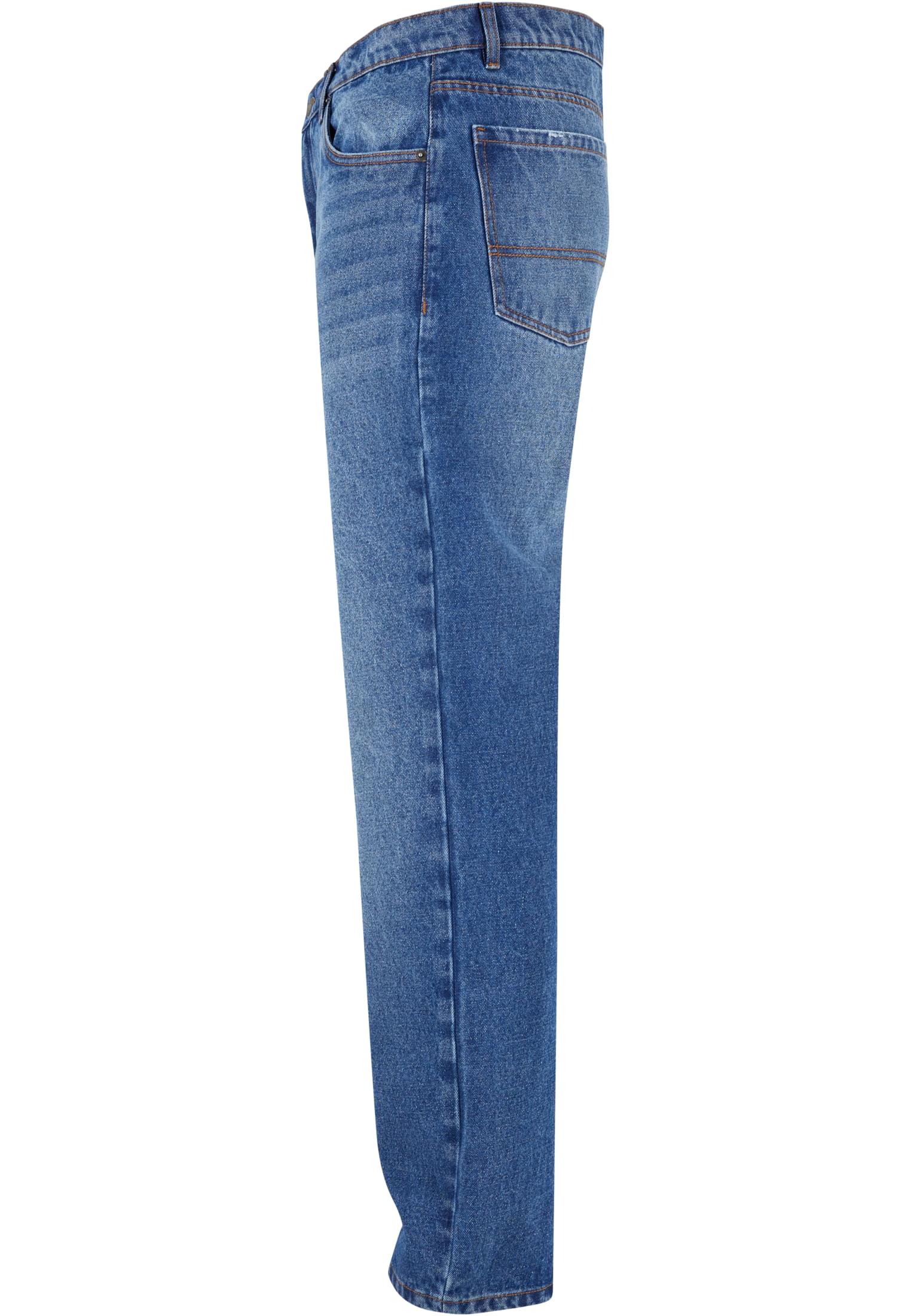 Heavy Ounce Straight Fit Jeans | new mid blue washed