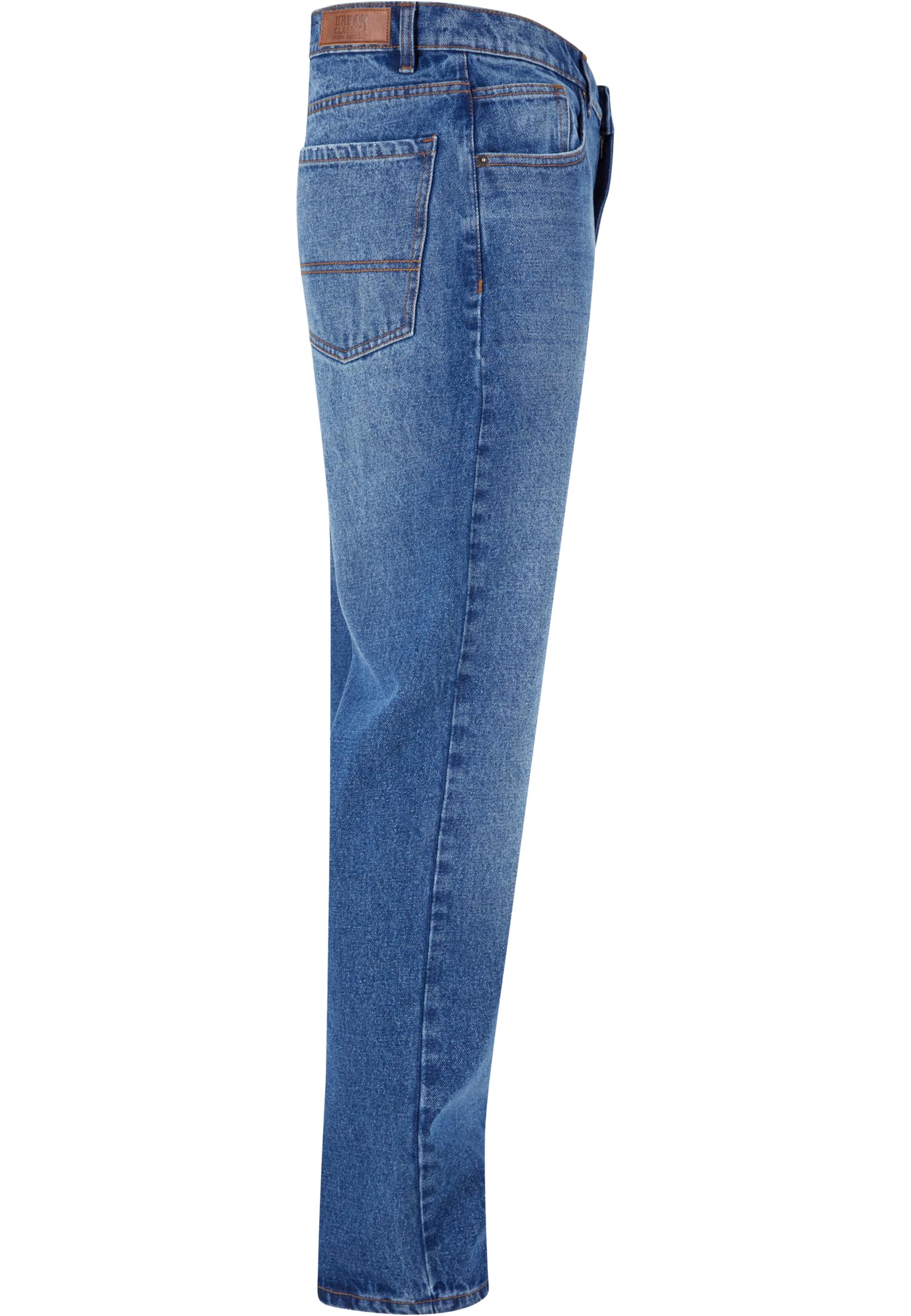 Heavy Ounce Straight Fit Jeans | new mid blue washed