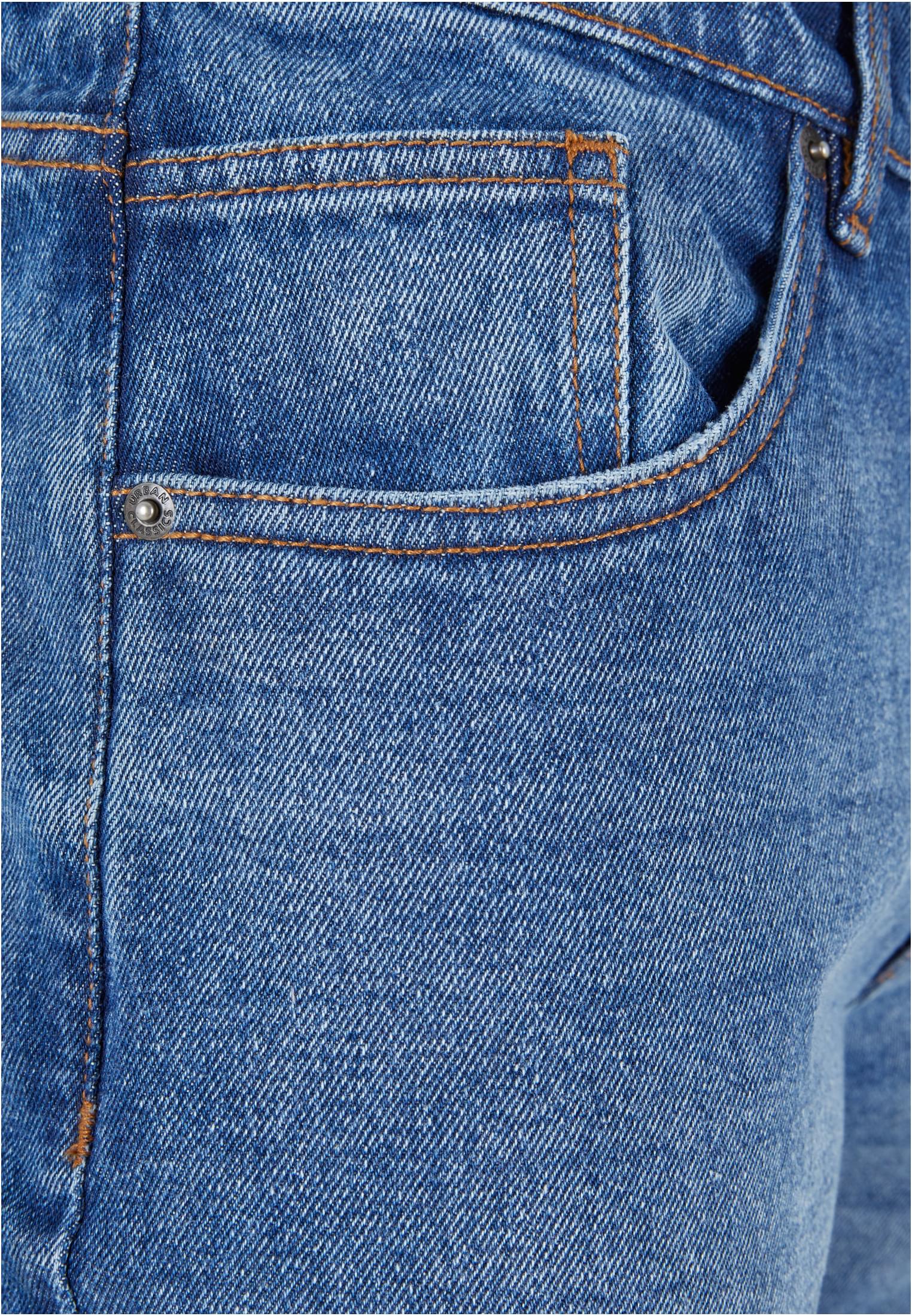 Heavy Ounce Straight Fit Jeans | new mid blue washed