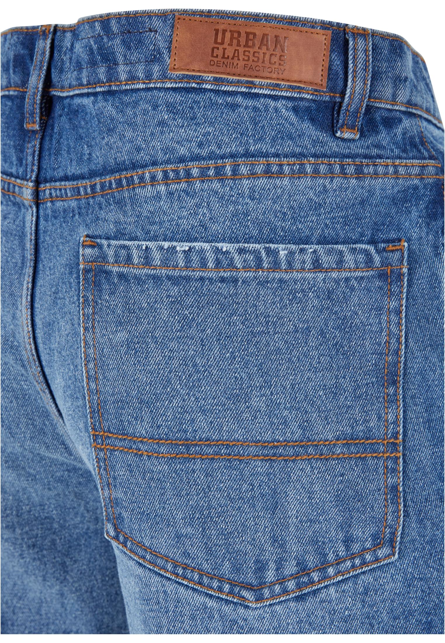 Heavy Ounce Straight Fit Jeans | new mid blue washed